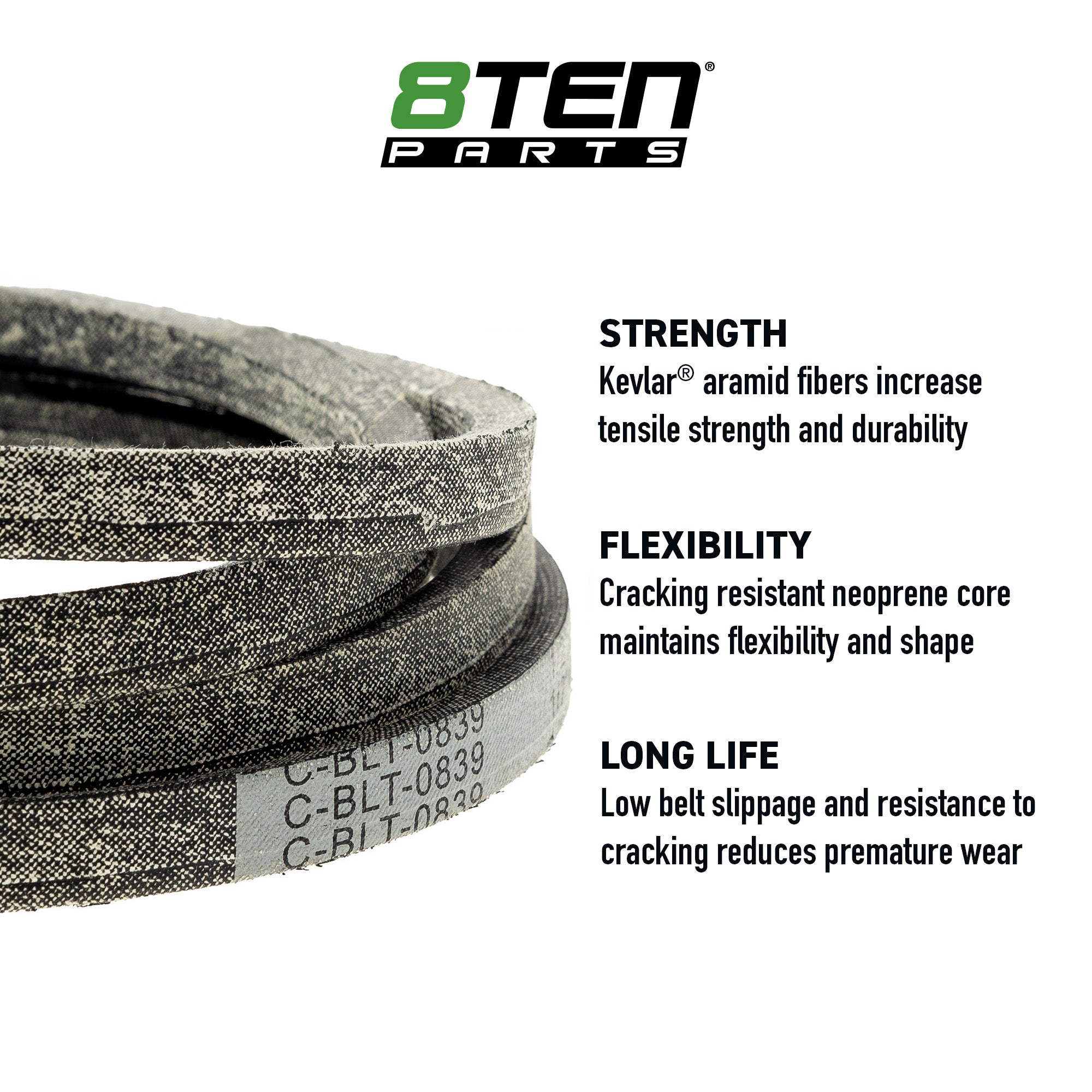 8TEN 810-CBL2051T Replacement Belt
