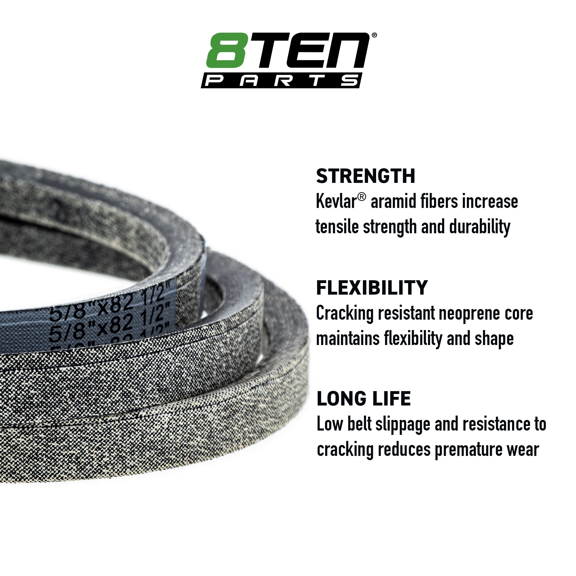 8TEN 810-CBL2069T Replacement Belt