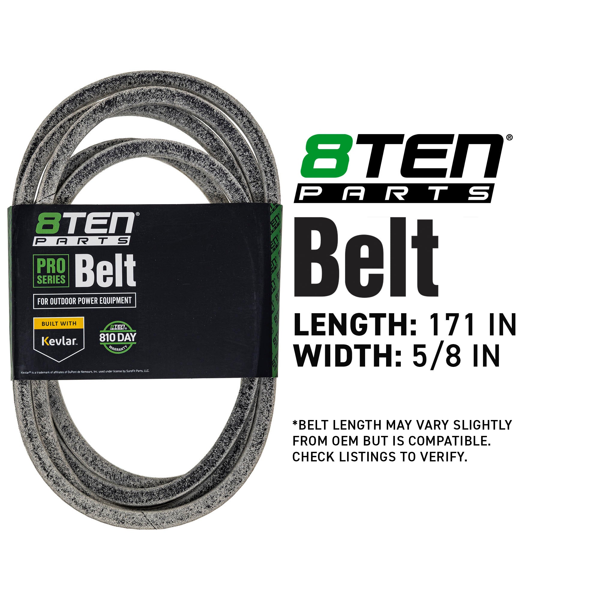 8TEN 810-CBL2072T Belt with Kevlar® for Deere