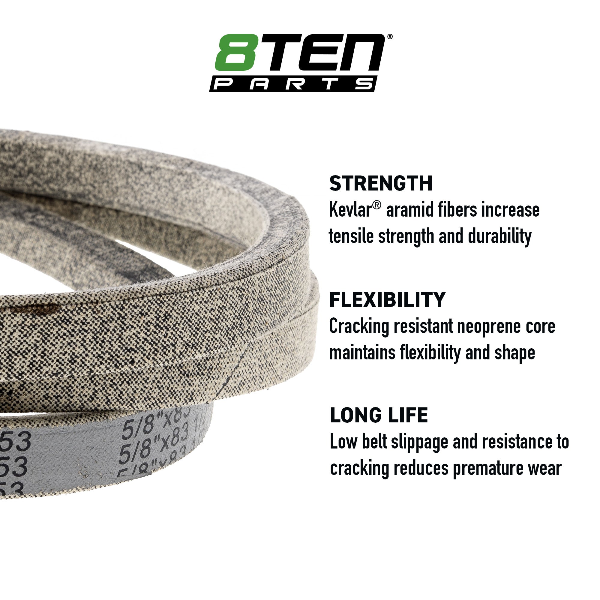 8TEN 810-CBL2075T Replacement Belt