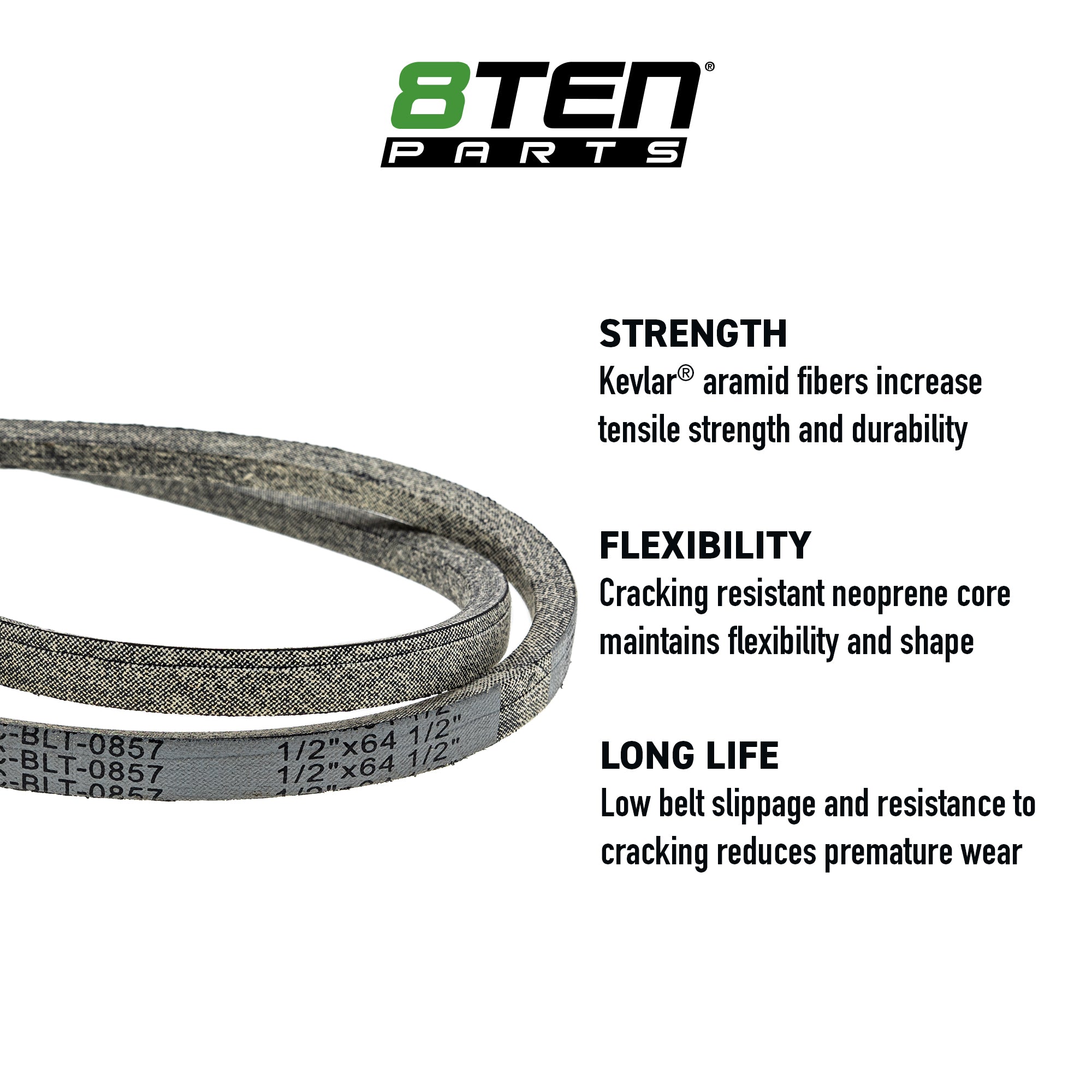 Belt with Kevlar® For Gravely Ariens 07241400 | 8TEN