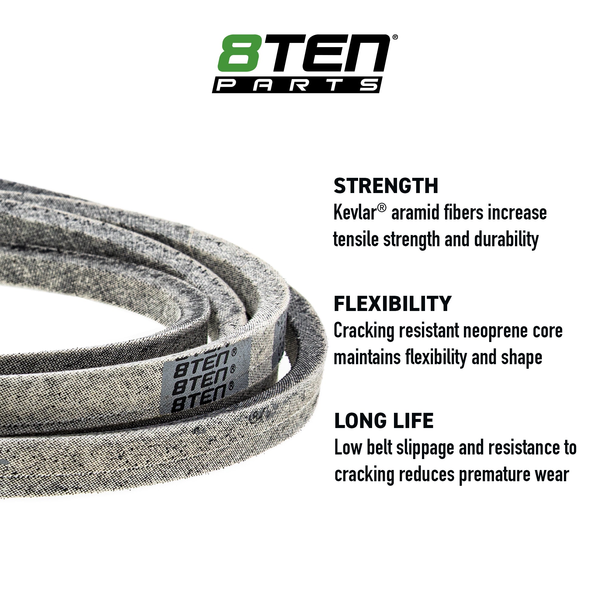 Belt with Kevlar® For John Deere TCU26295 | 8TEN