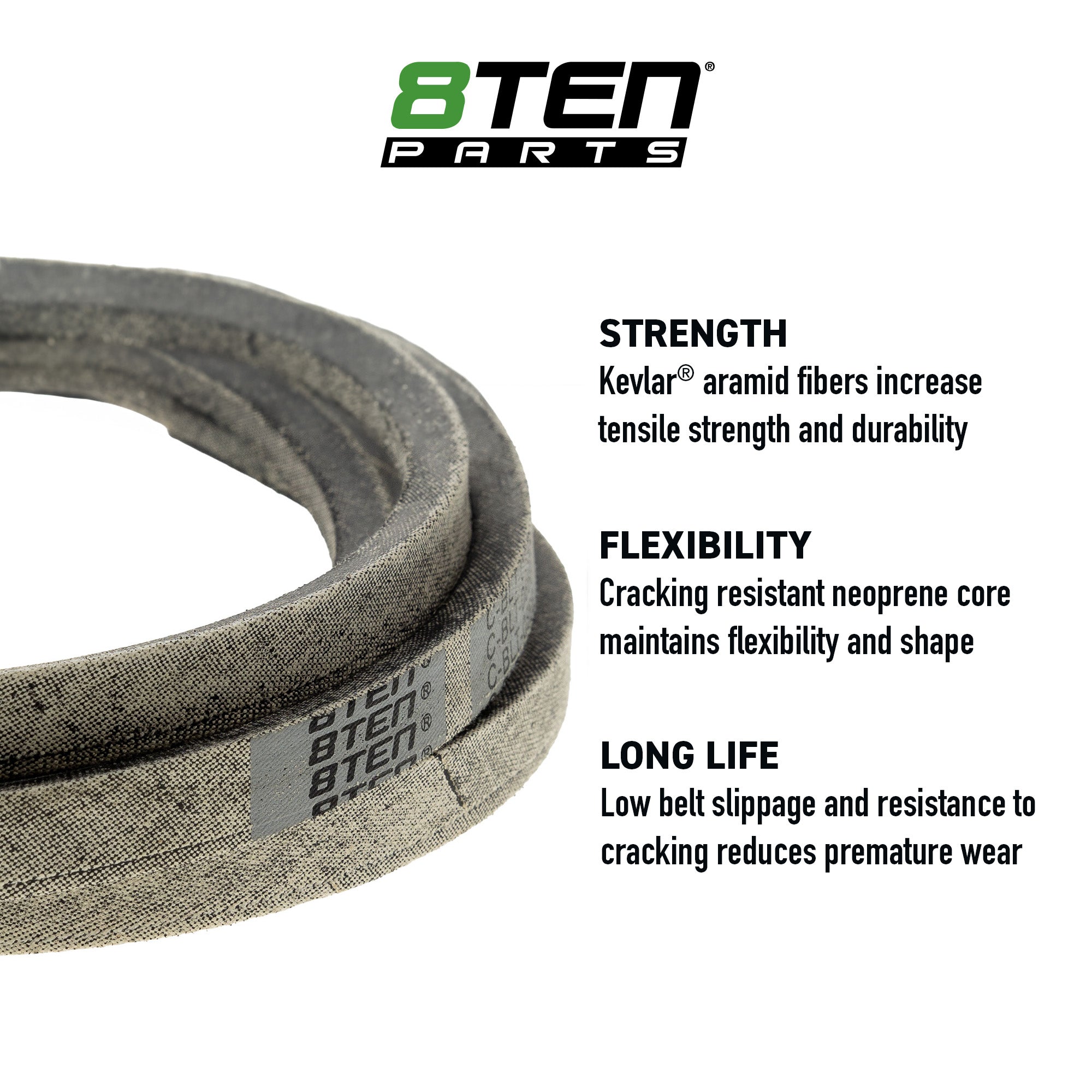 Belt with Kevlar® For Toro 041-1890-00 | 8TEN
