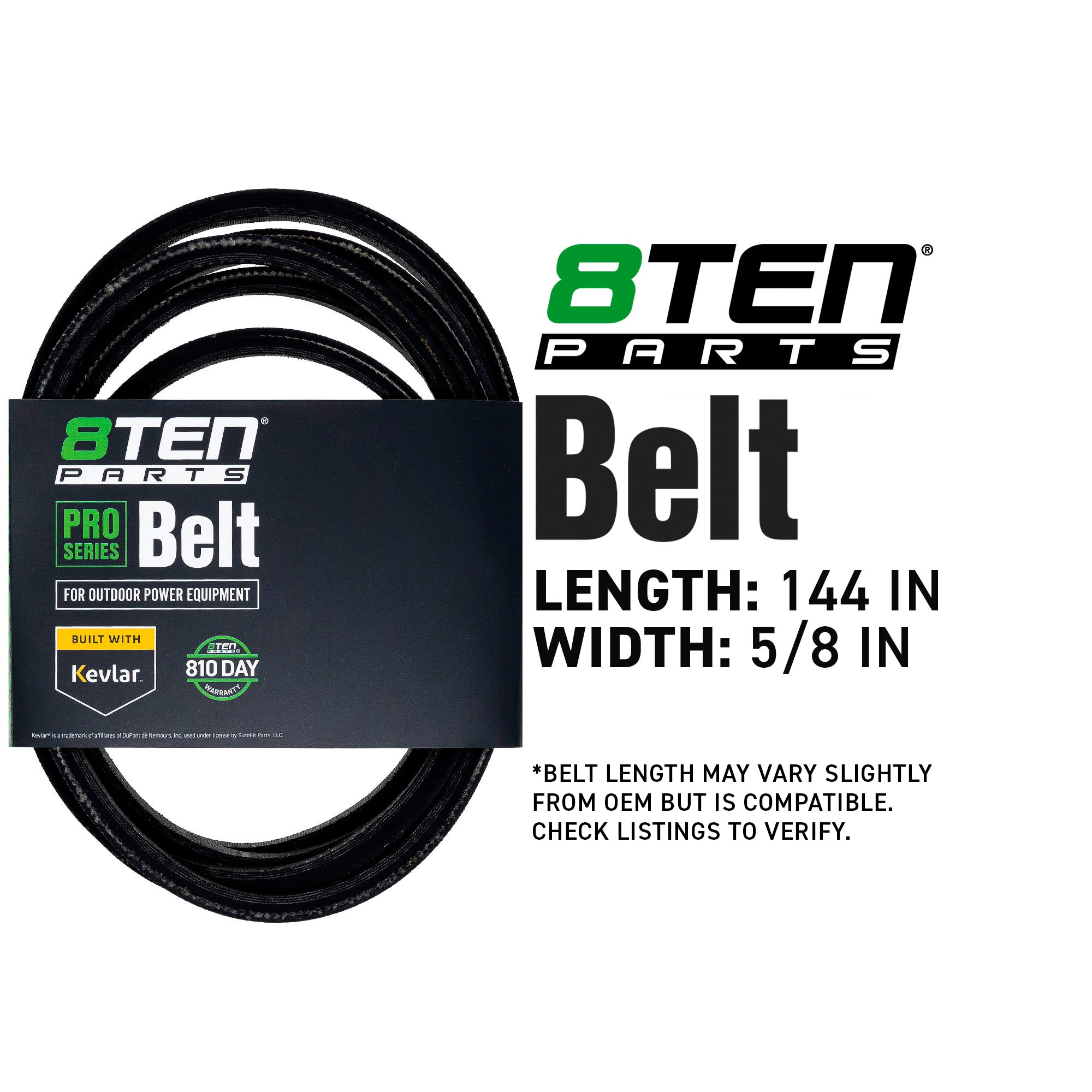 8TEN 810-CBL2095T Belt with Kevlar® for Z4818BIA Pro-Walk Pro-Stance
