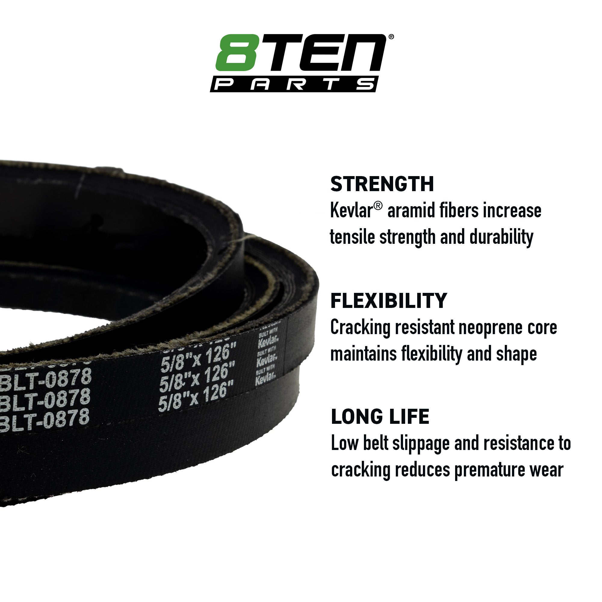 Belt with Kevlar® For Gravely Ariens 07200816 07200814