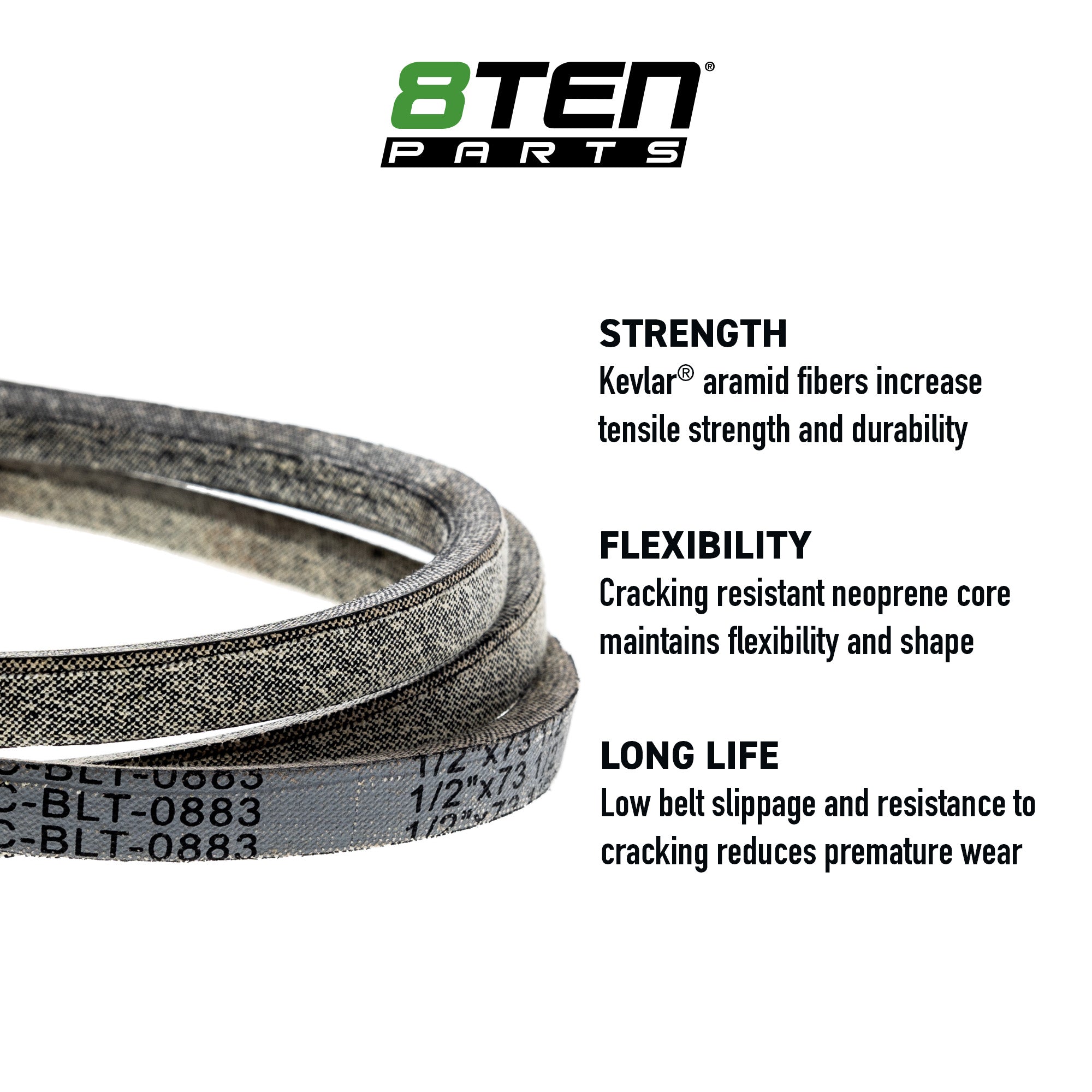 Belt with Kevlar® For Simplicity Snapper 1734131SM | 8TEN