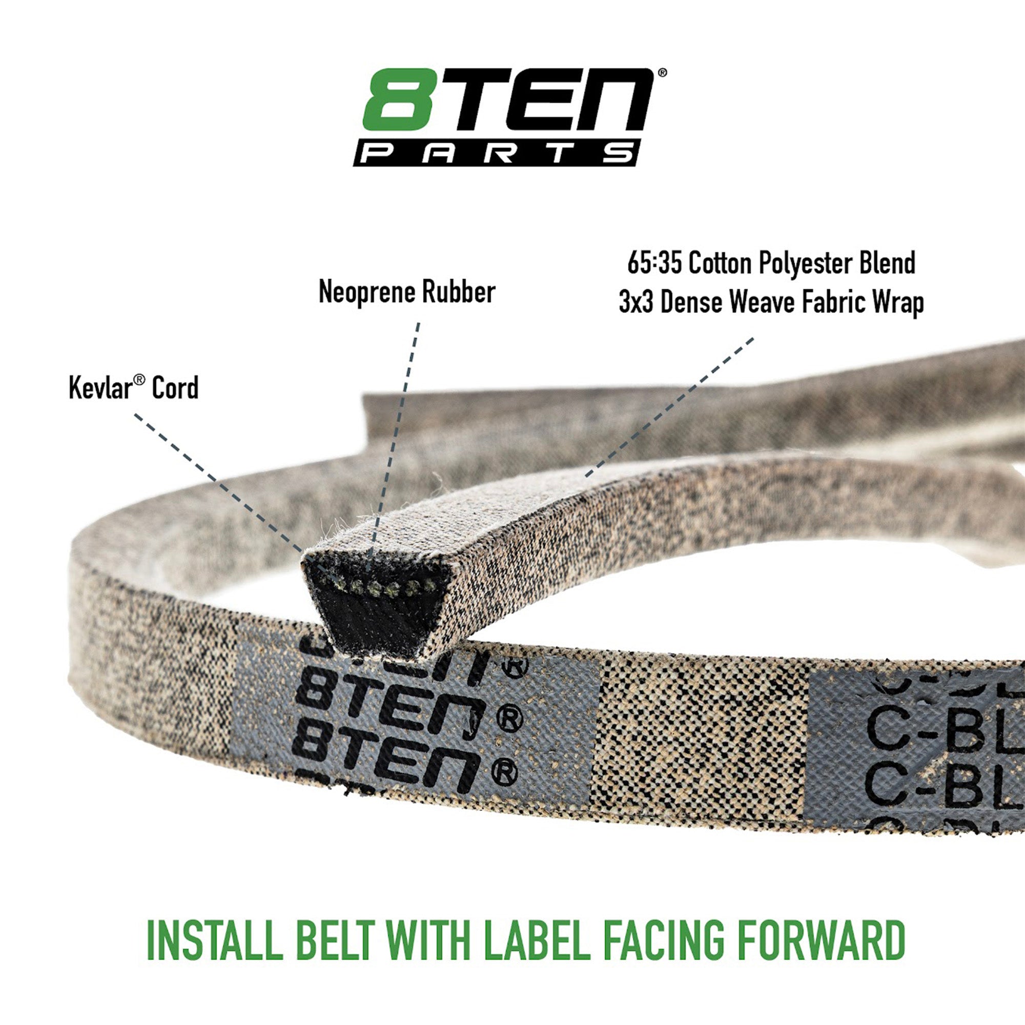 Belt with Kevlar® For Generac 1734131SM 1734131 1759752YP