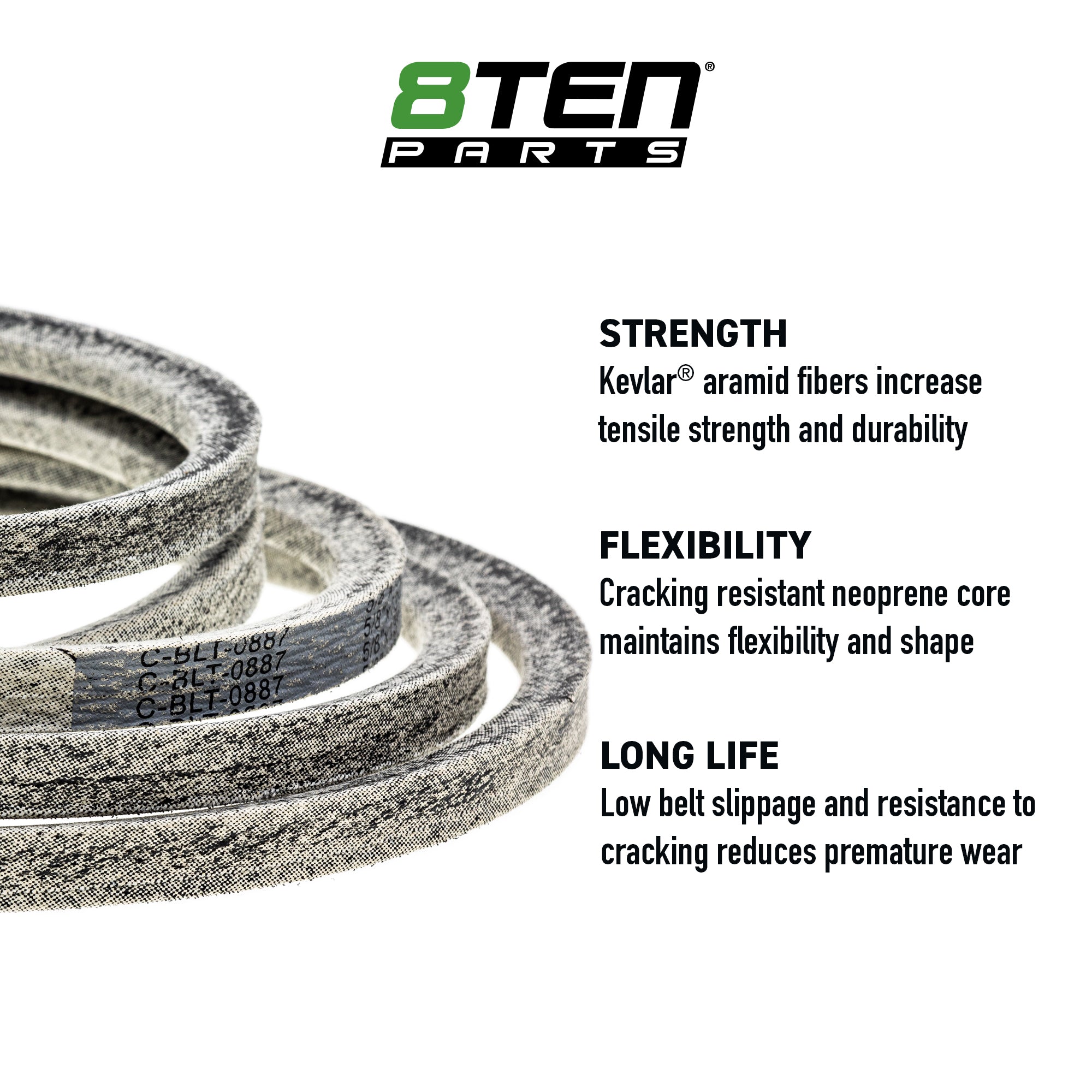8TEN 810-CBL2009T Replacement Belt