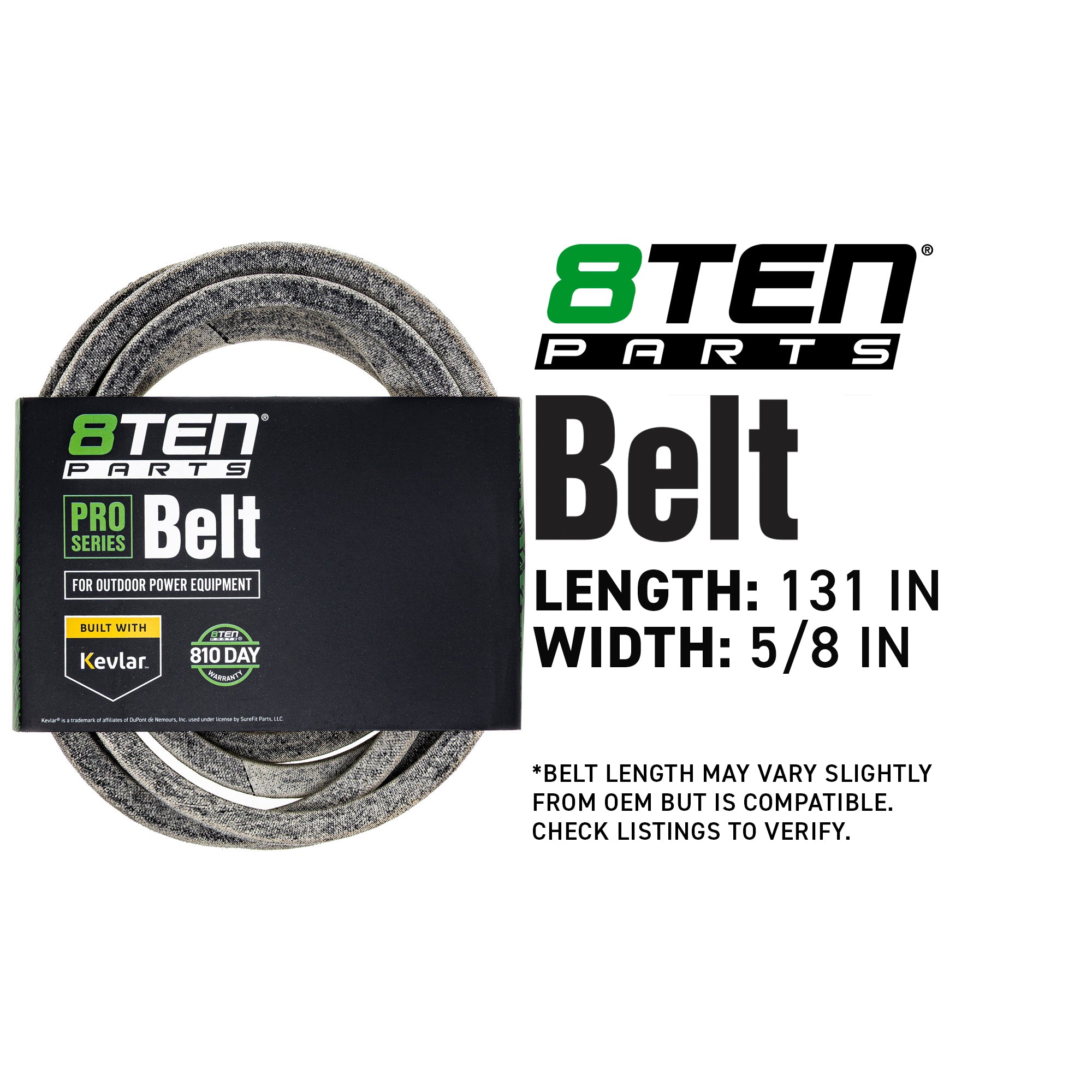 8TEN 810-CBL2000T Belt with Kevlar® for ISX800 ISX2200 IS2100Z