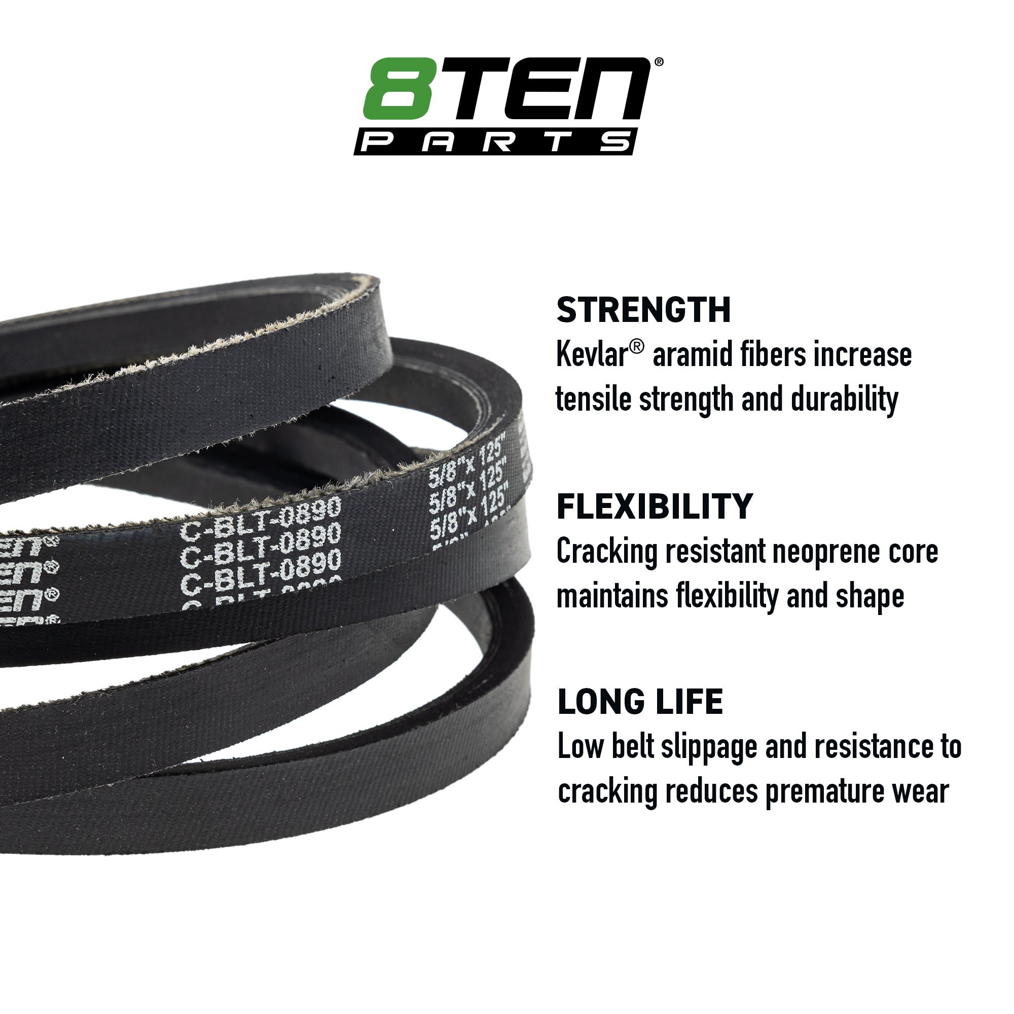 Belt with Kevlar® For Gravely 07200706 | 8TEN
