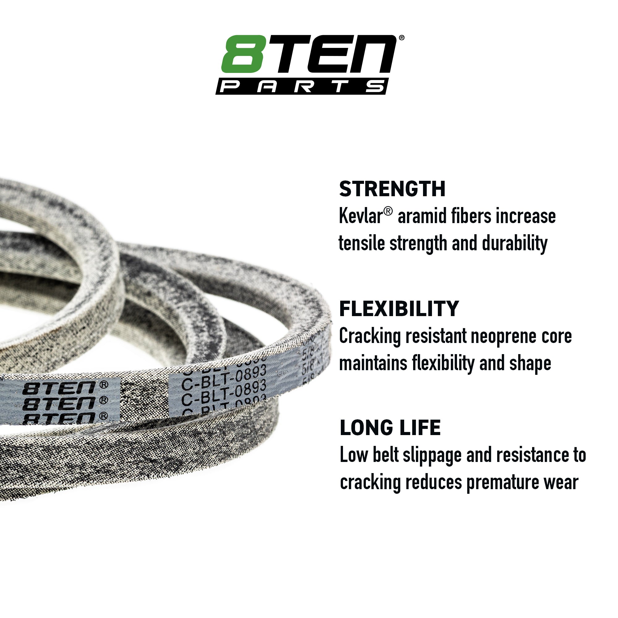 Belt with Kevlar® For UC16433 | 8TEN