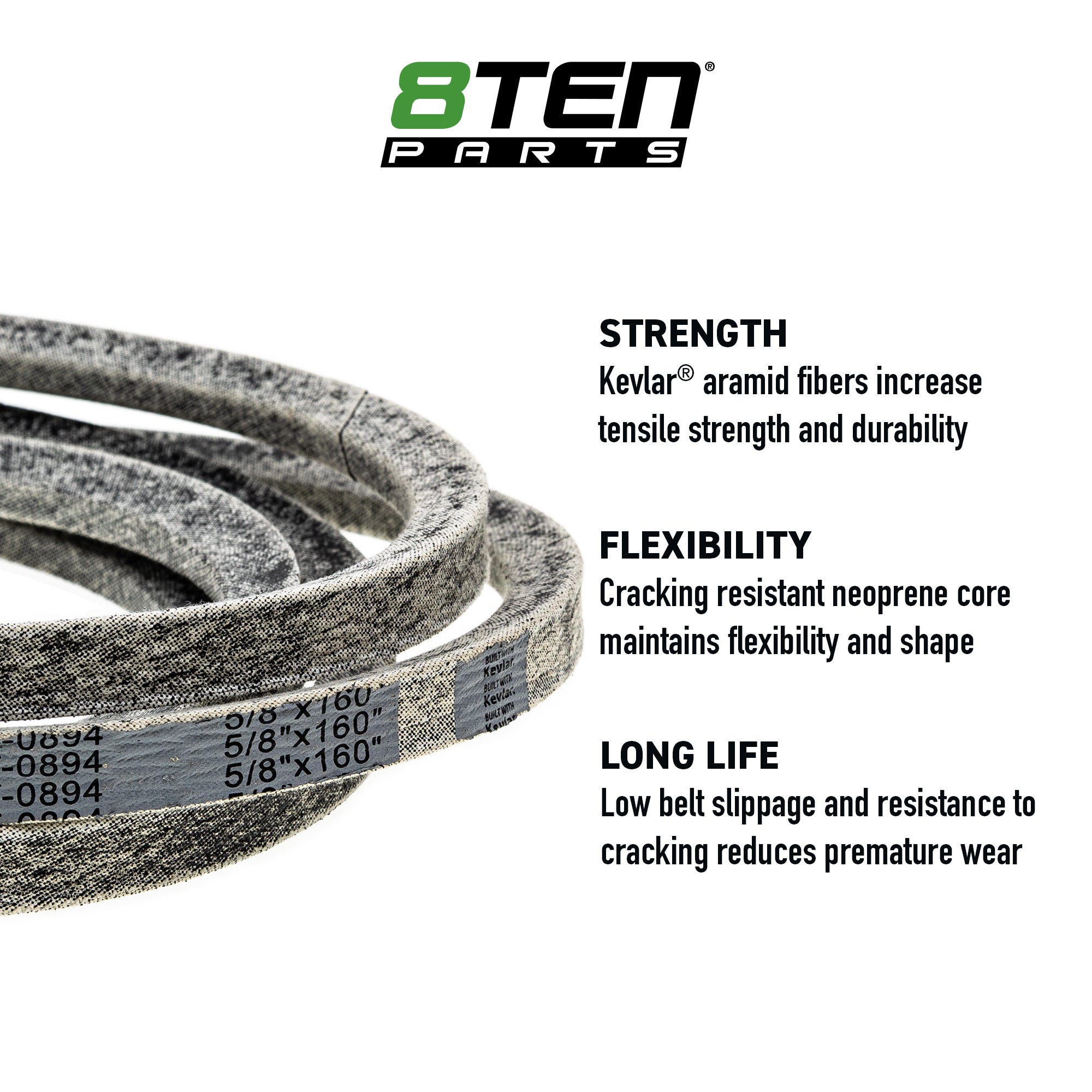 Belt with Kevlar® For John Deere UC16434 | 8TEN