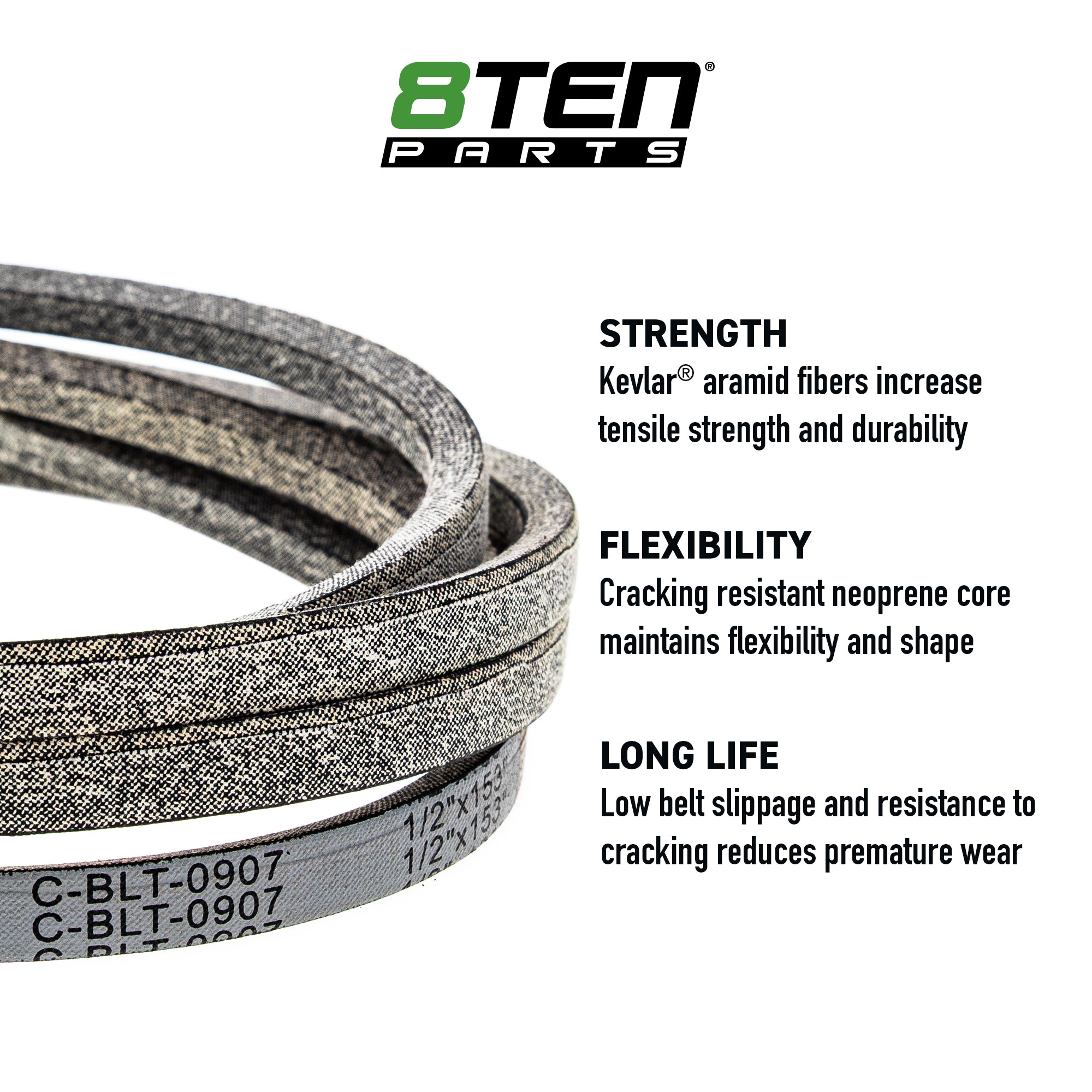 8TEN 810-CBL2129T Replacement Belt