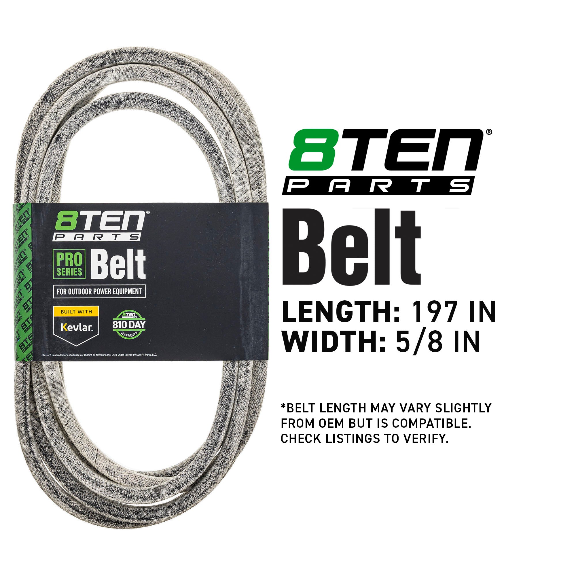 8TEN 810-CBL2132T Kevlar Belt for Next Lazer Laxer IS5100Z