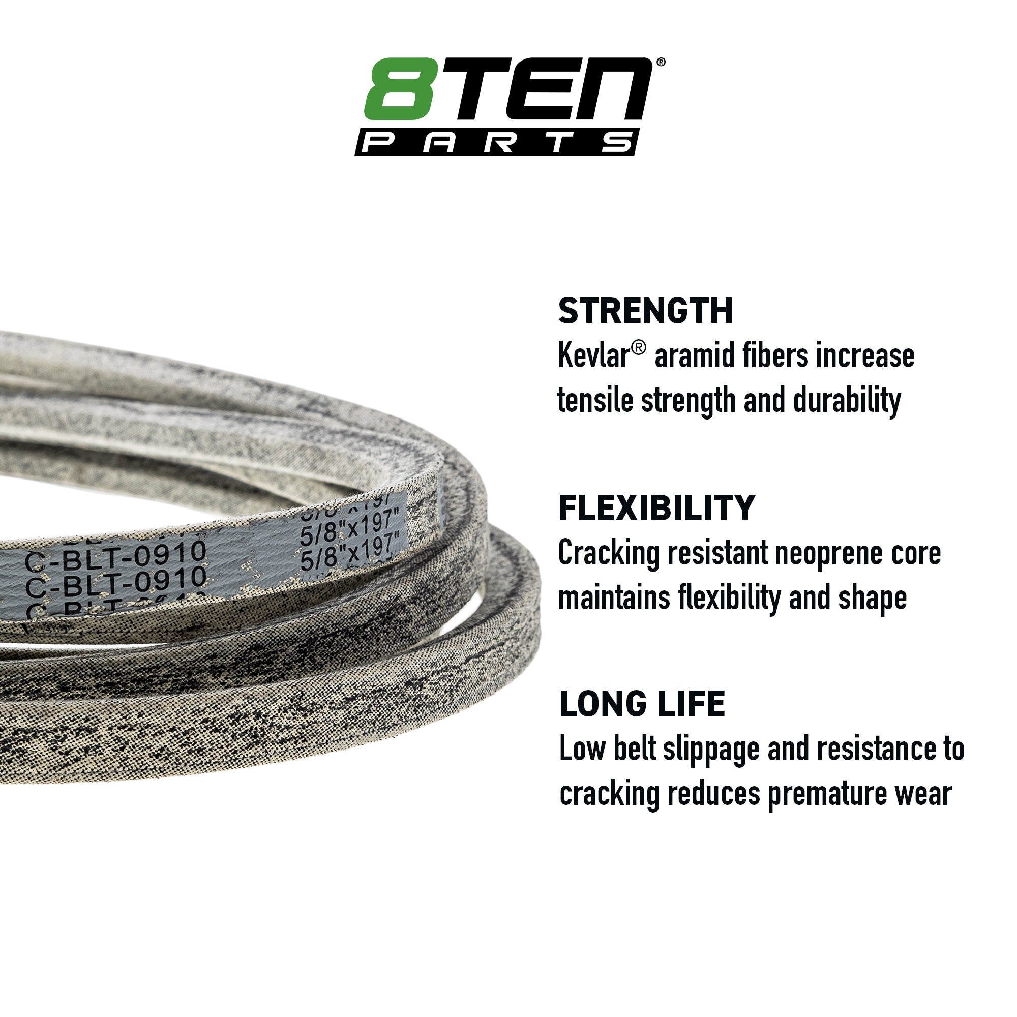 8TEN 810-CBL2132T Replacement Belt