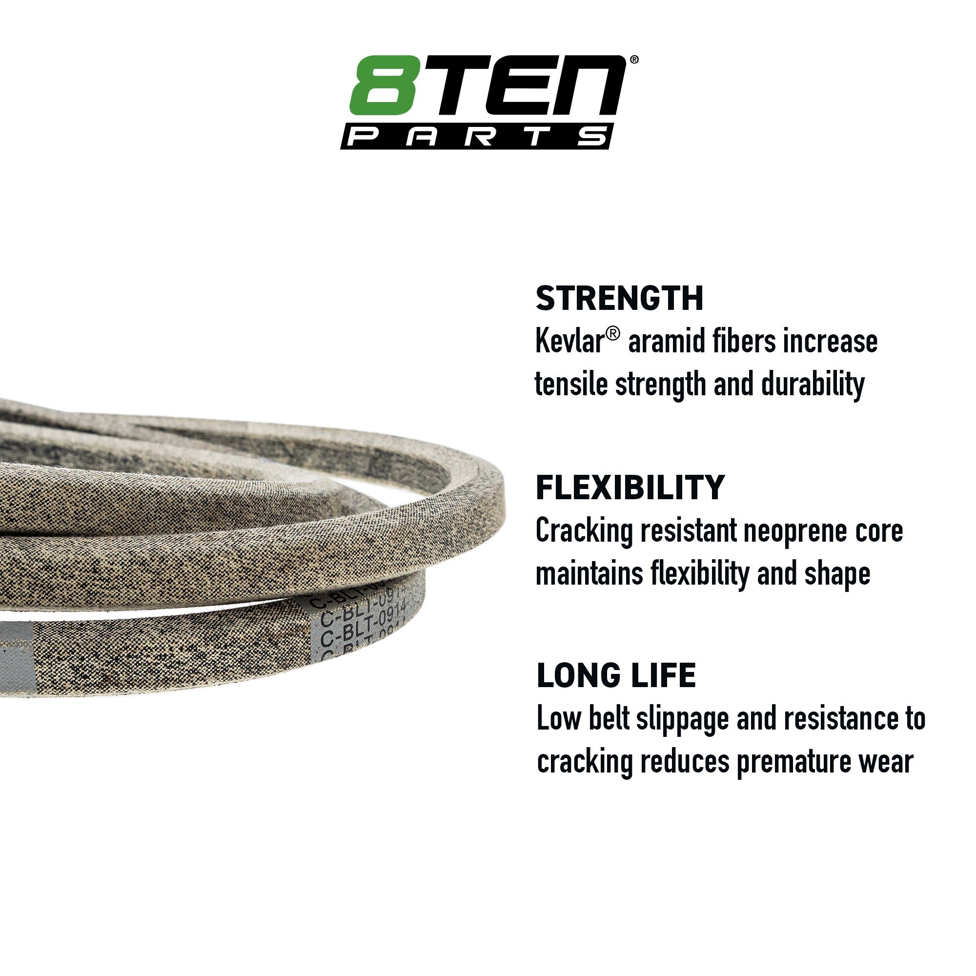 Belt with Kevlar® For Exmark Toro 116-8501-SL | 8TEN