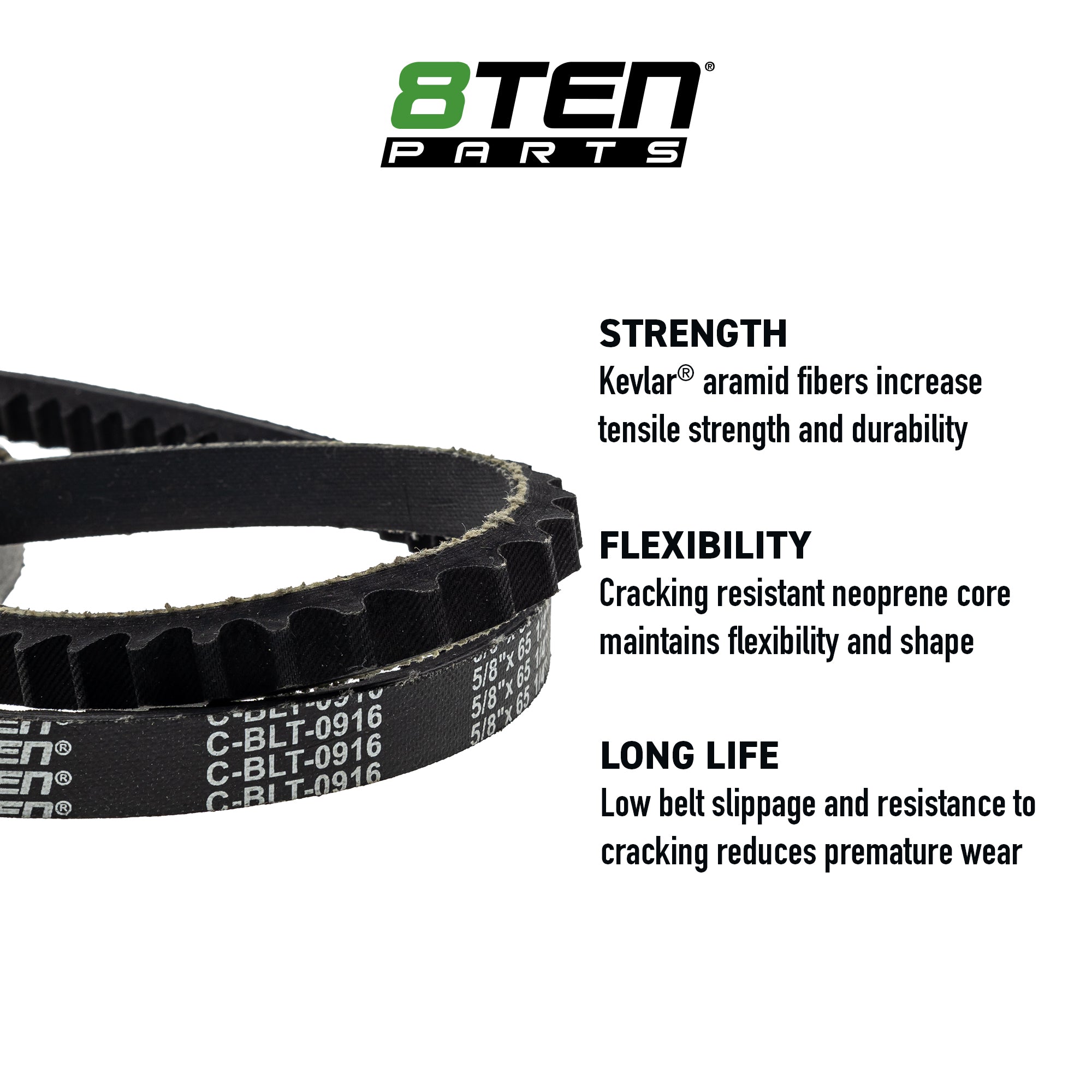 Belt with Kevlar® For Ariens Gravely 07200807 | 8TEN