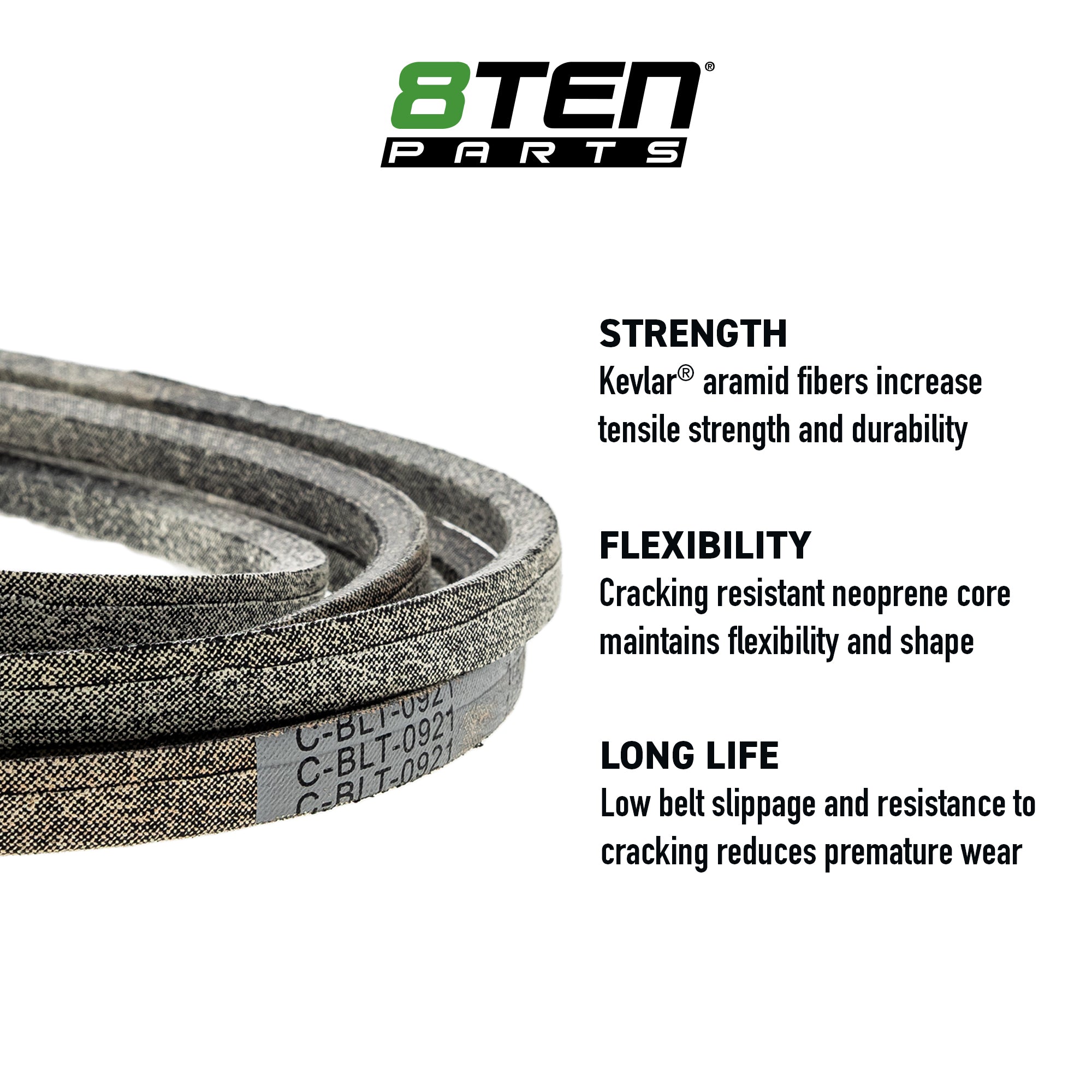 Belt with Kevlar® For Gravely Ariens 07200922 | 8TEN