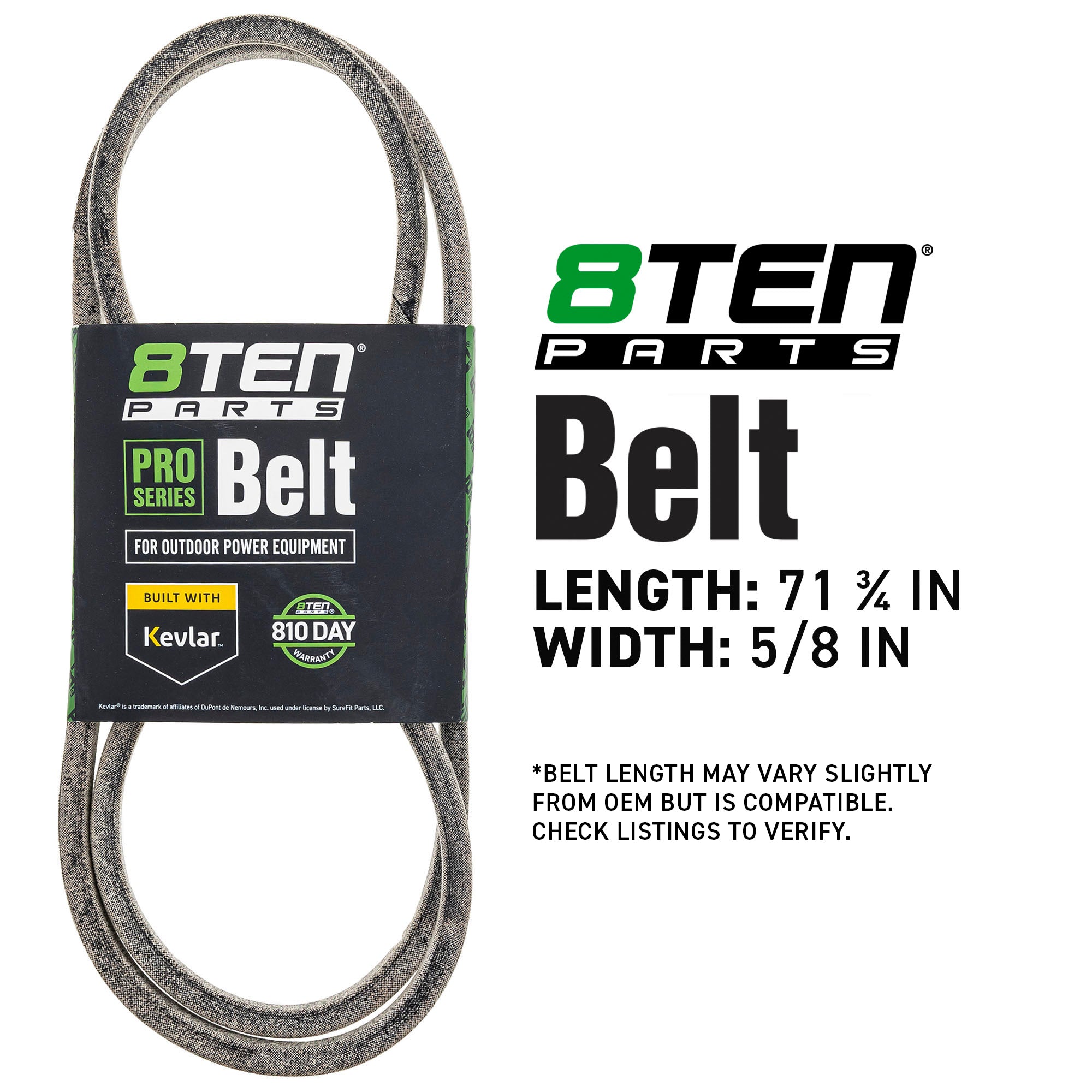 Belt with Kevlar® For Gravely Ariens 07200832 | 8TEN