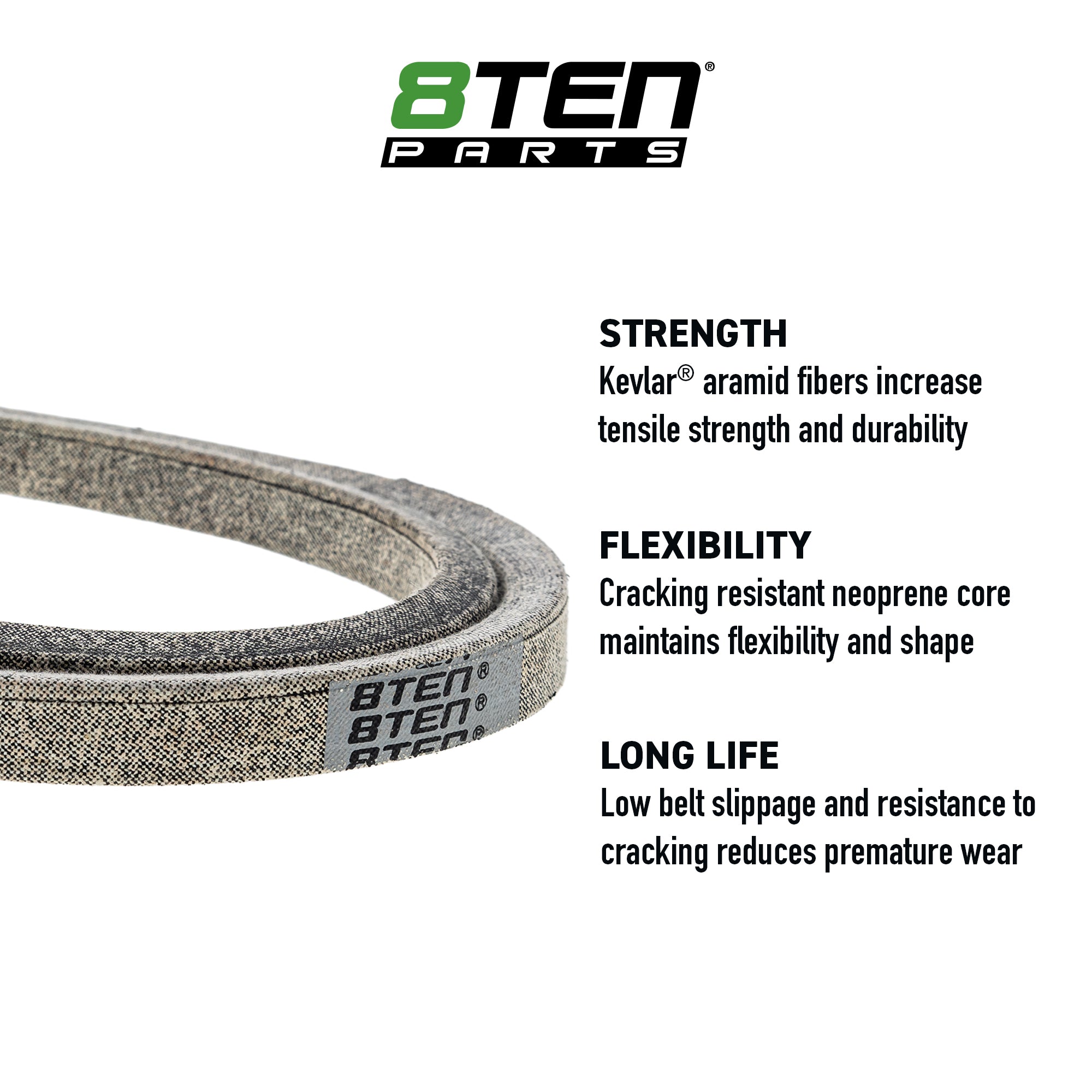 Belt with Kevlar® For Gravely Ariens 07200832 | 8TEN