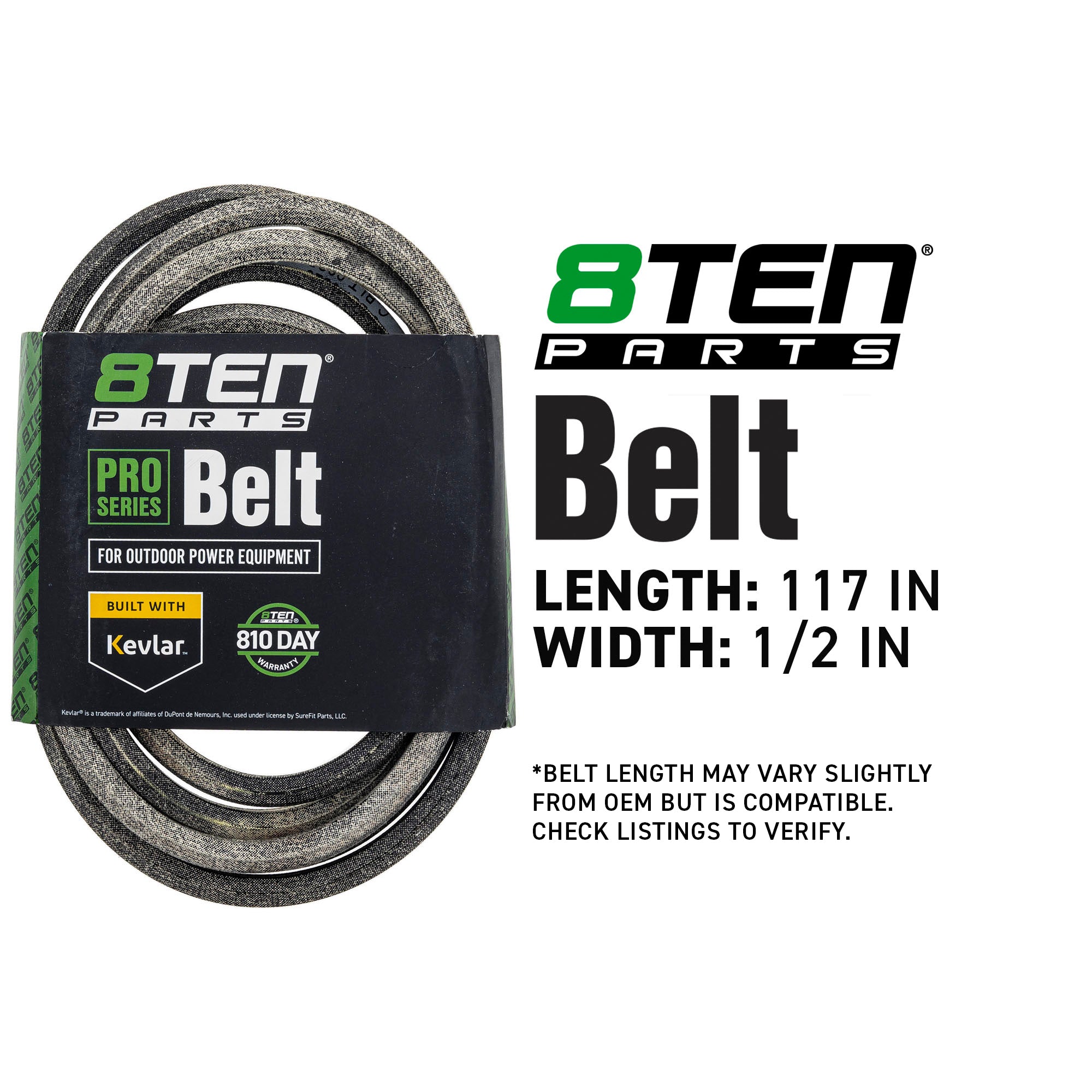 Belt with Kevlar® For John Deere M170986 | 8TEN