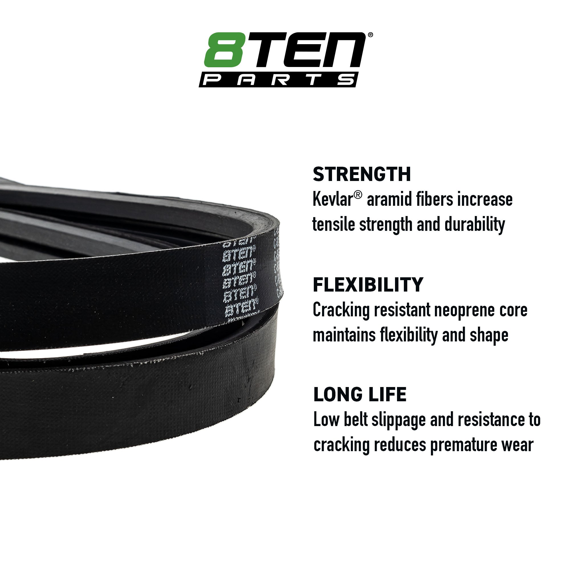 K*U様 belt W OVY Belt with Kevlar® For 84001701 | 8TEN