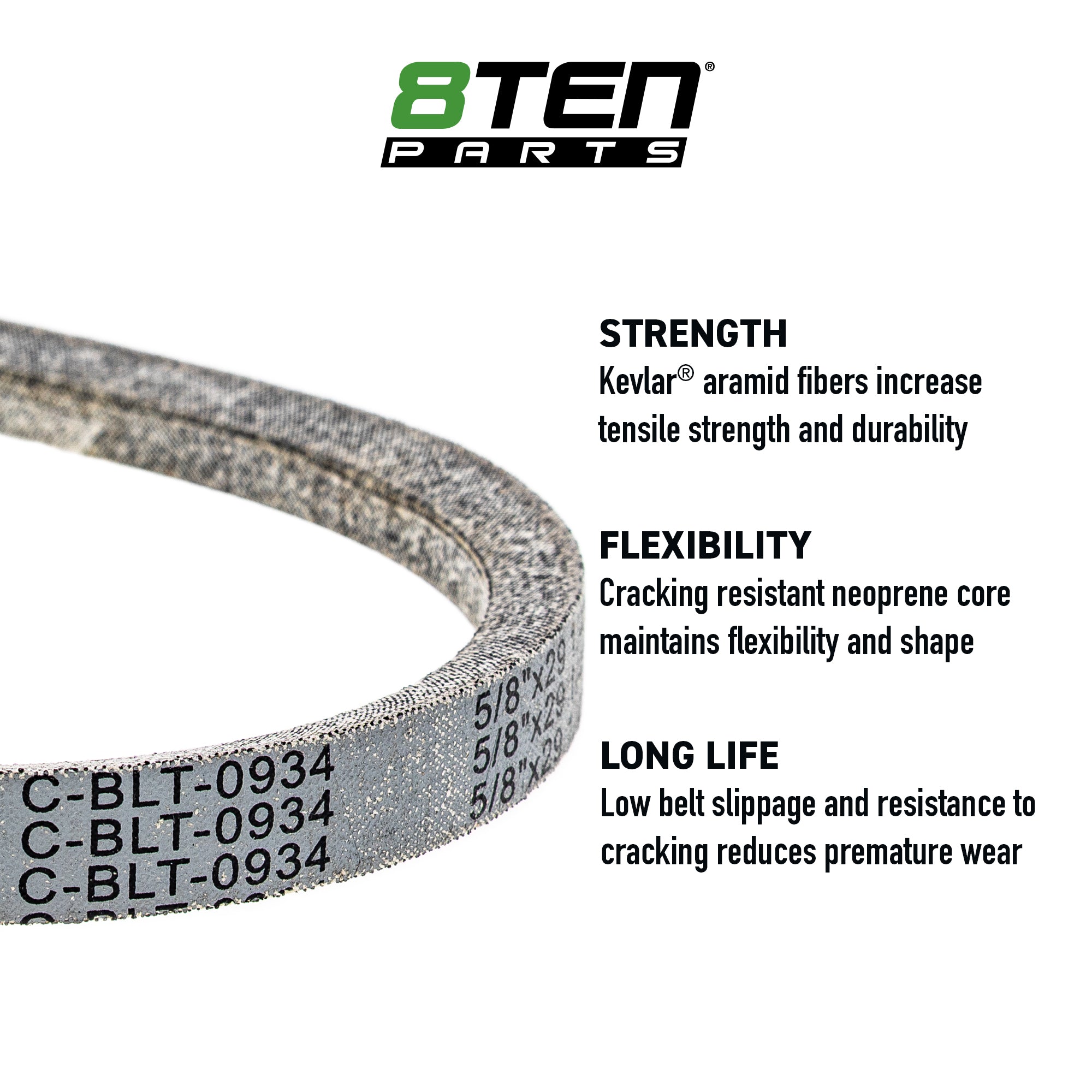 8TEN 810-CBL2156T Replacement Belt
