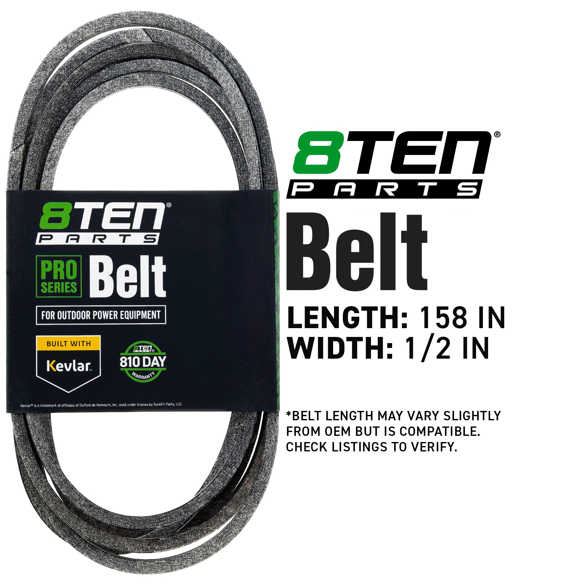Belt with Kevlar® For Simplicity Snapper 2020 | 8TEN