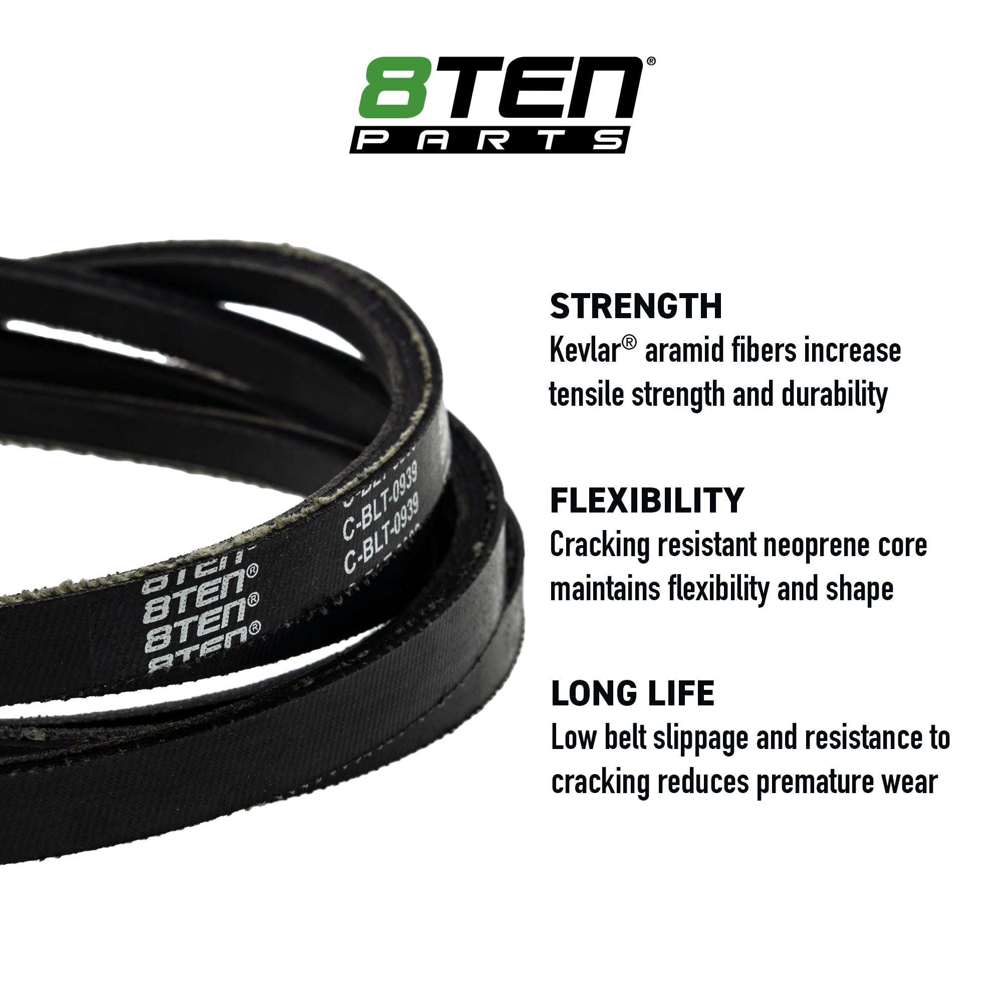 Belt with Kevlar® For Exmark 1-633127 | 8TEN
