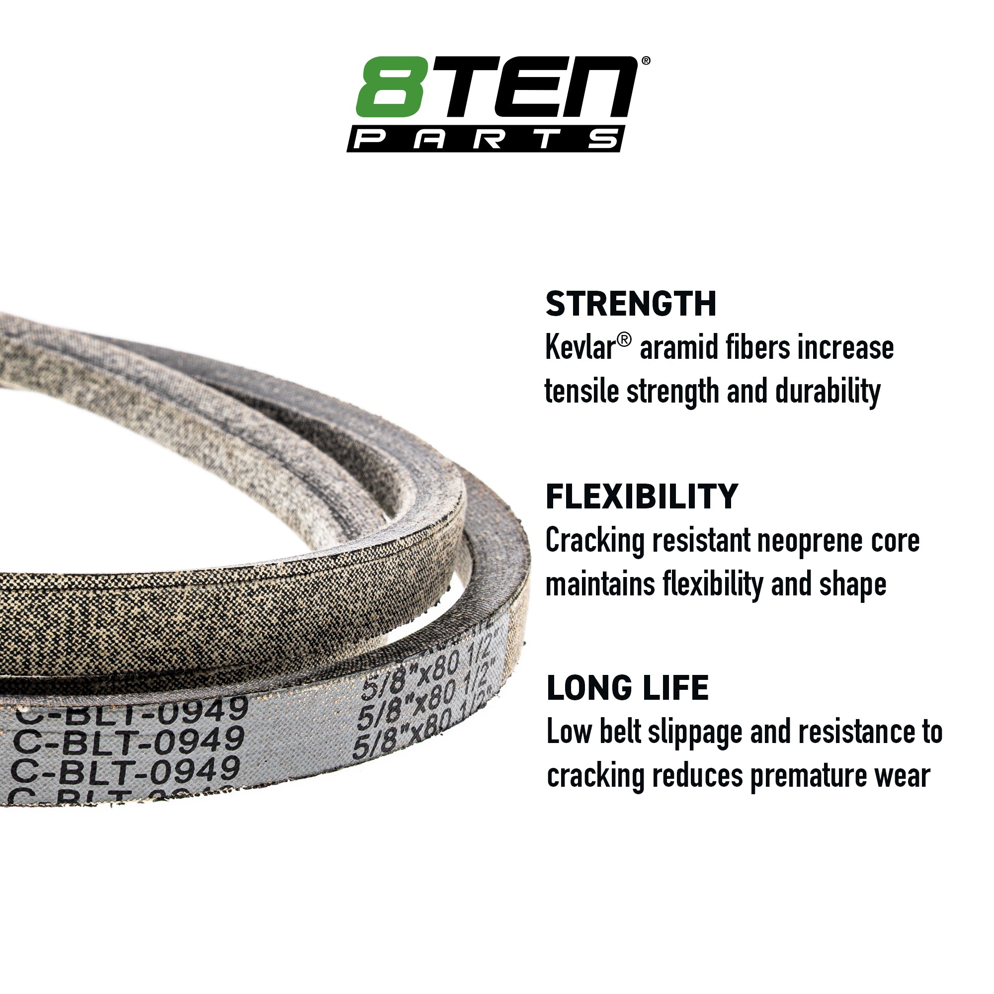 8TEN 810-CBL2161T Replacement Belt