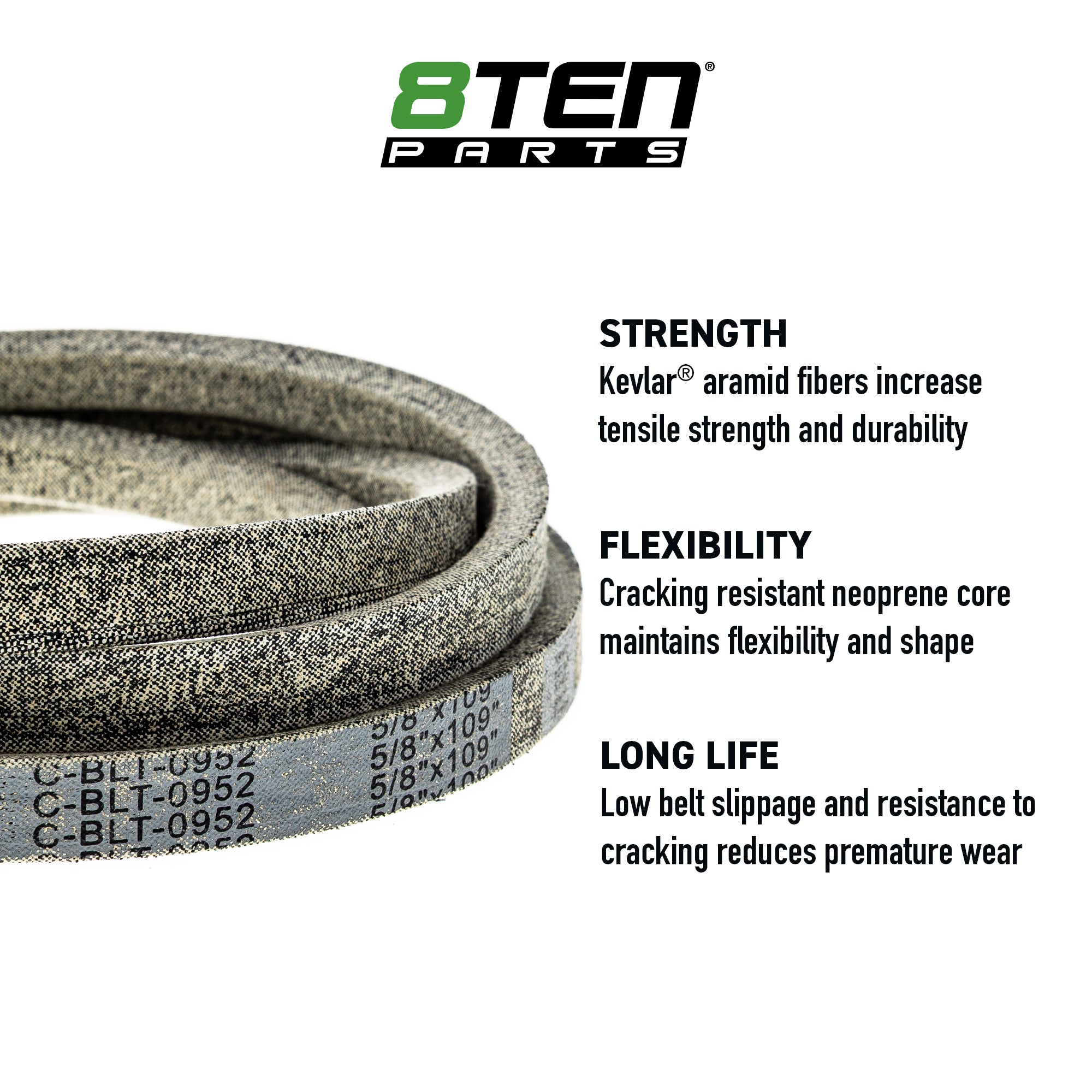 8TEN 810-CBL2174T Replacement Belt