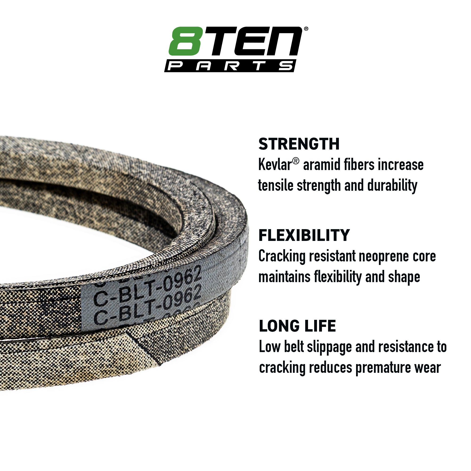 Belt with Kevlar® For MTD Cub Cadet Simplicity | 8TEN
