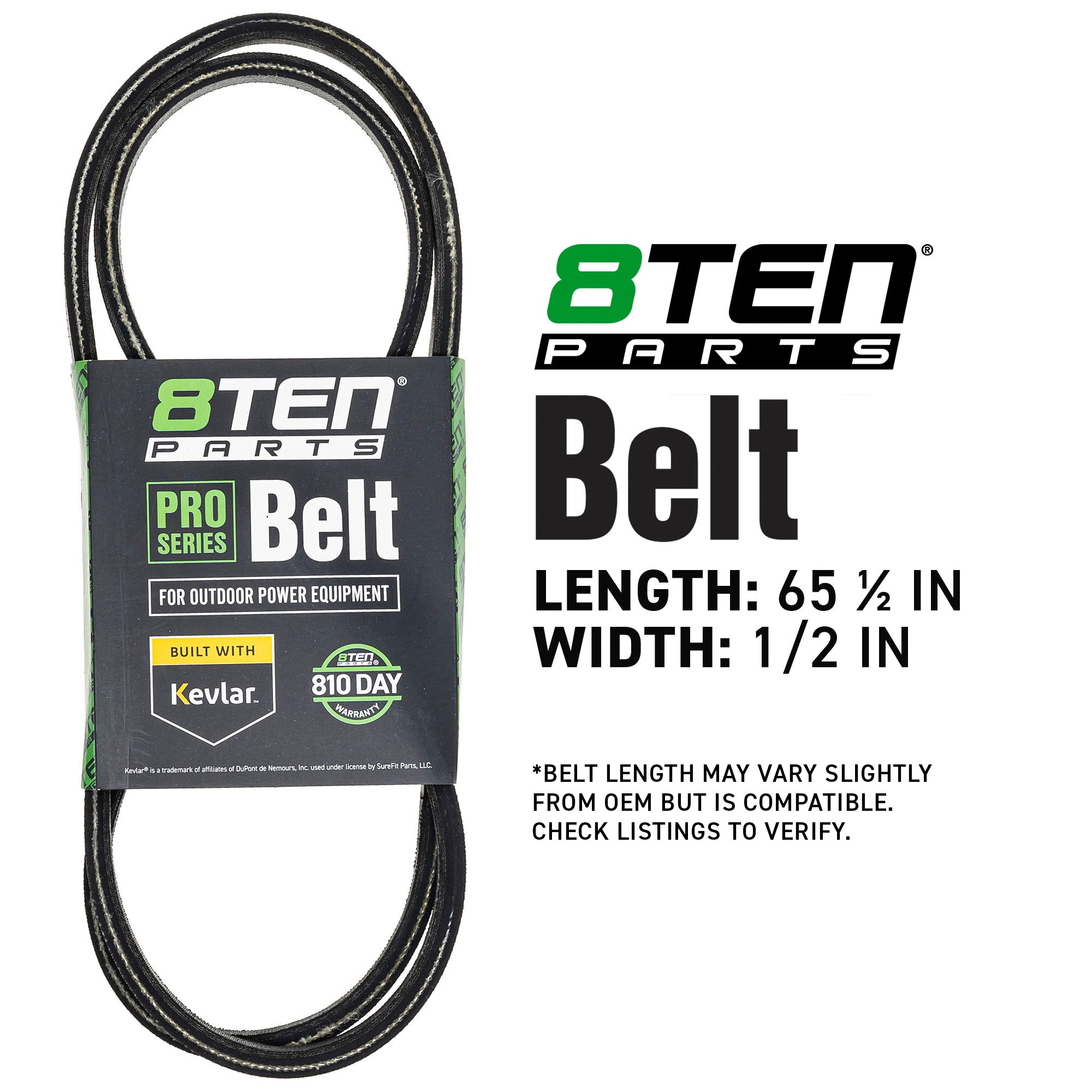 8TEN 810-CBL2180T Belt with Kevlar® for S2554 S2348 S2048 Deere