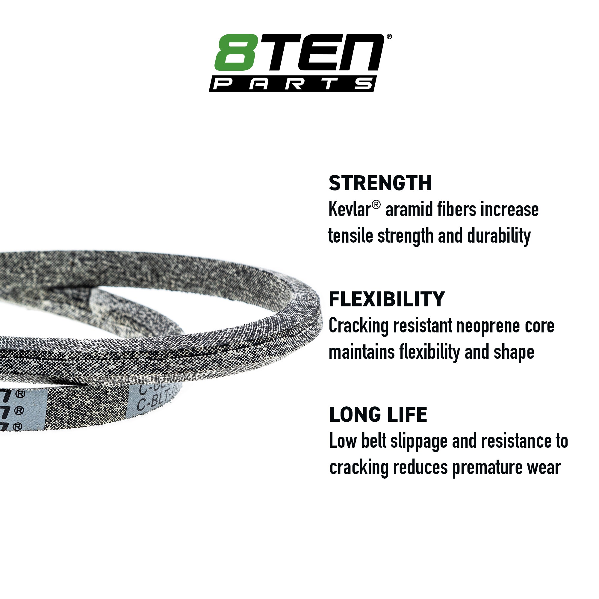 Belt with Kevlar® For MTD Cub Cadet 954-3050 | 8TEN