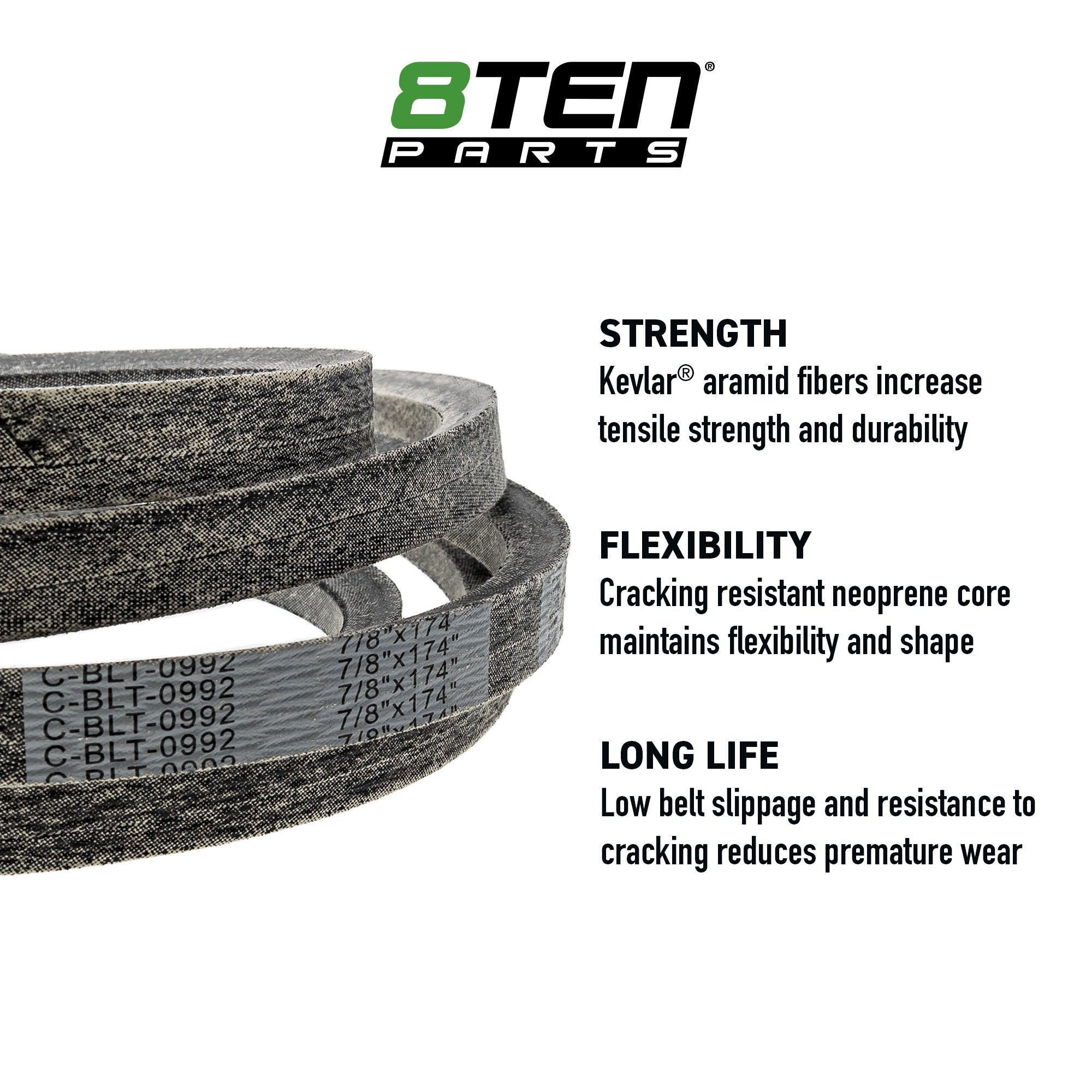 8TEN 810-CBL2114T Replacement Belt
