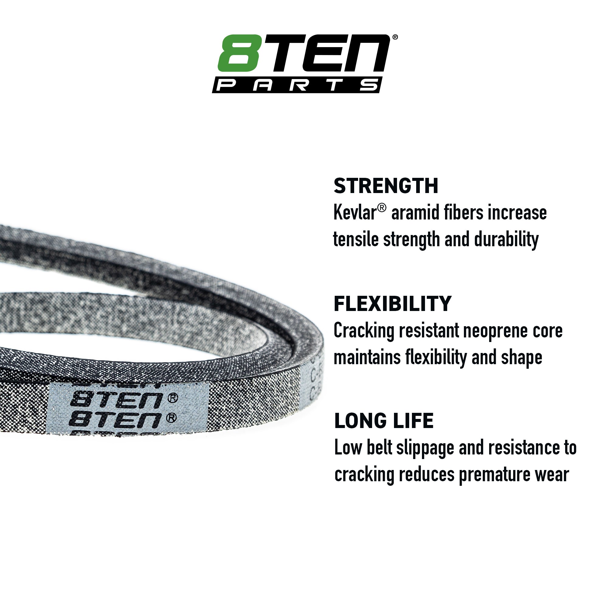 Belt with Kevlar® For Weed Eater 532428578 | 8TEN