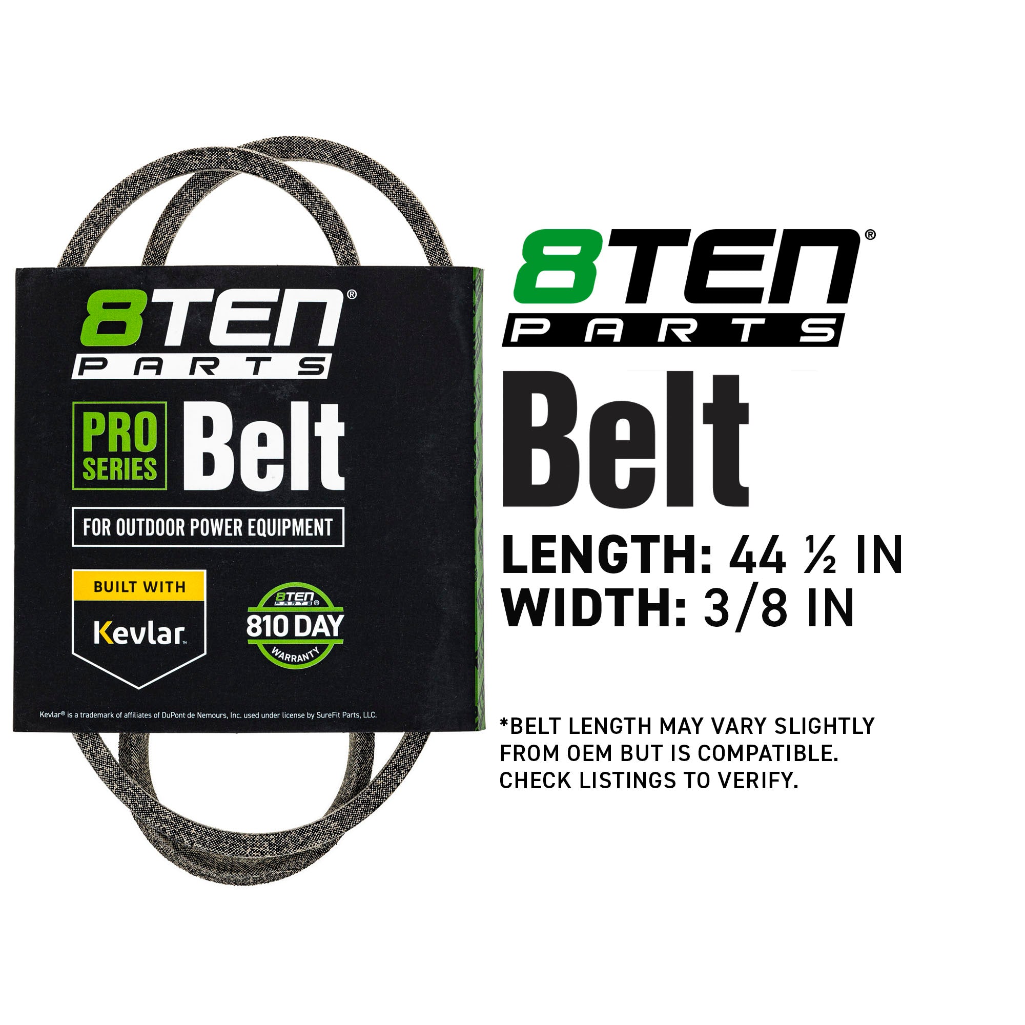 8TEN 810-CBL3245T Belt with Kevlar® for Cadet 253