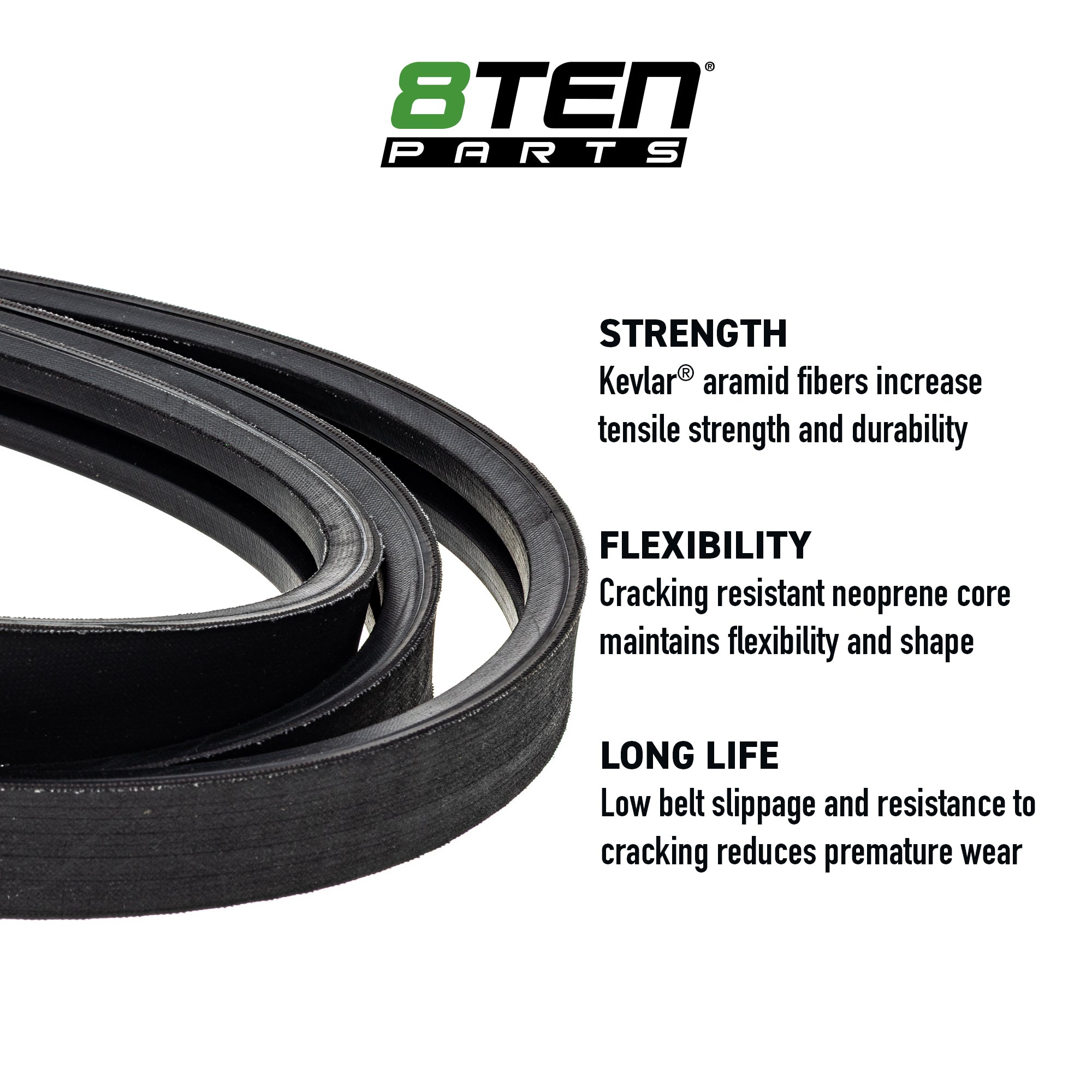 クロネコ Deck Belt For Kubota MM605-21401 | 8TEN