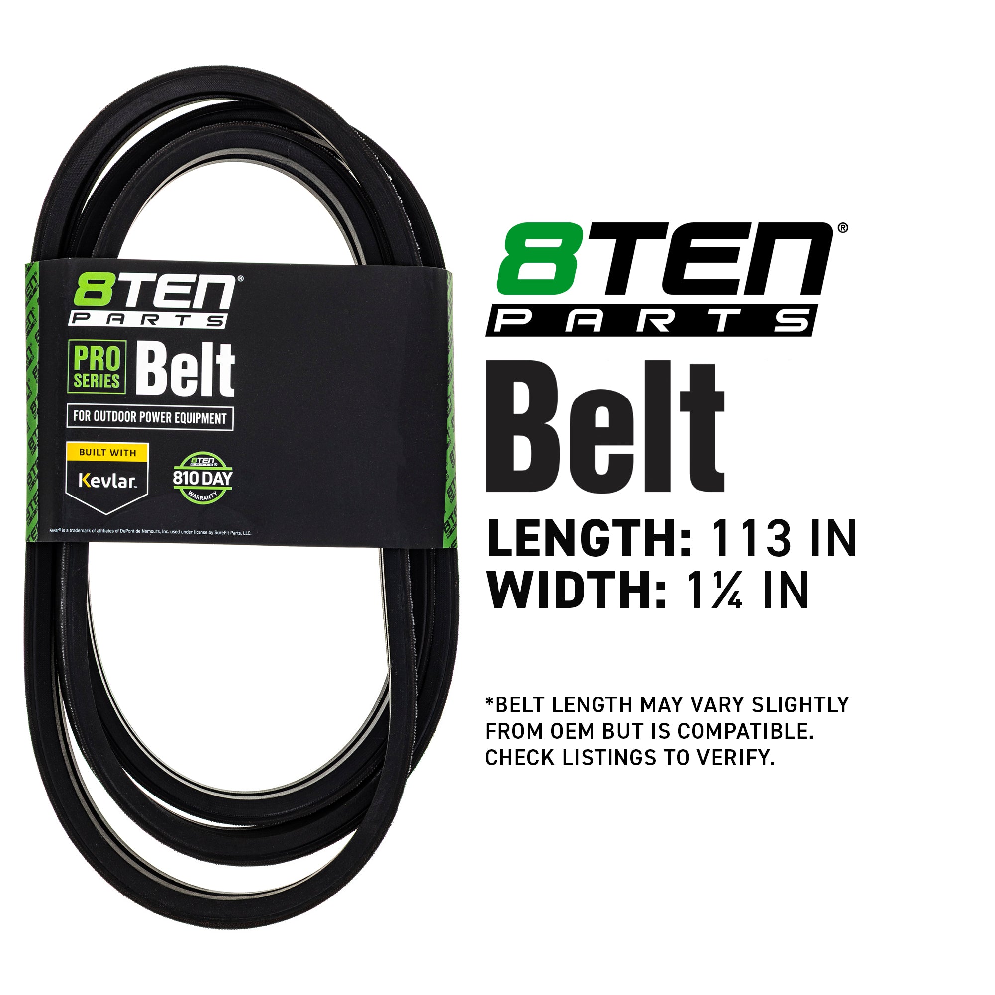 8TEN Deck Belt K5782-34710 K5764-34710 K5351-34711