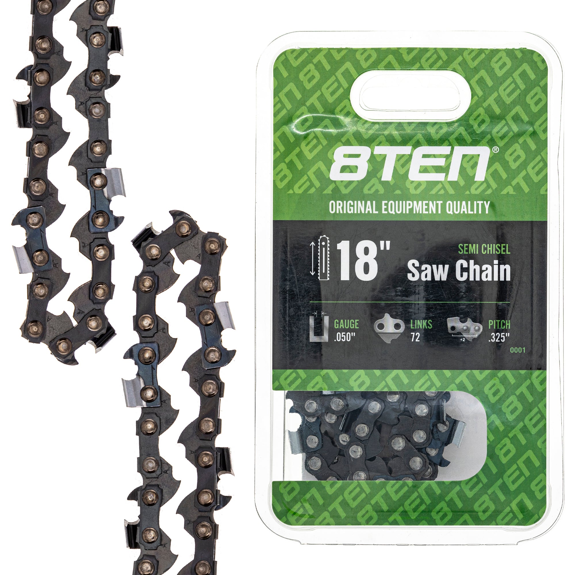 Chainsaw Chain 18 Inch .050 .325 72DL For Husqvarna | 8TEN