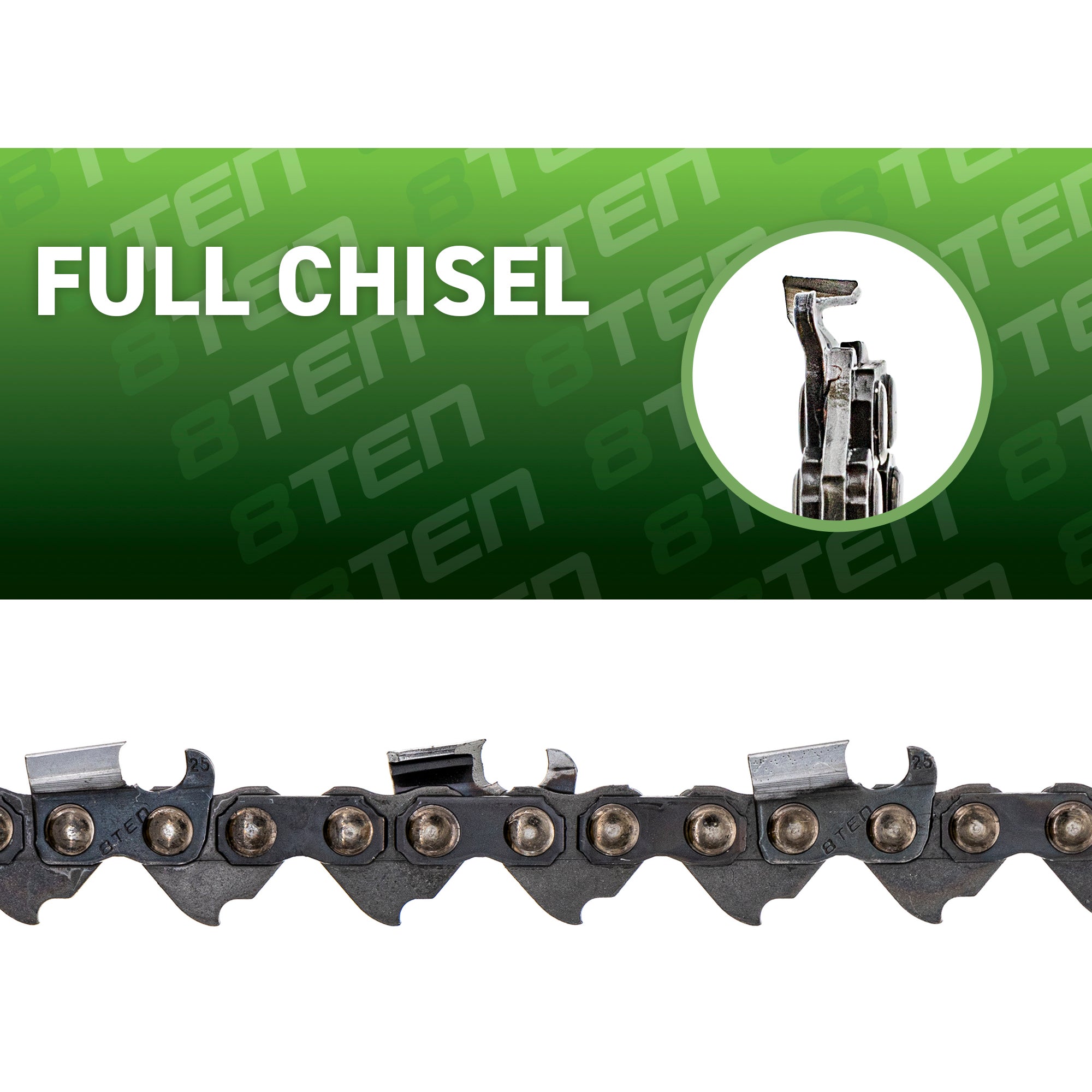 Chainsaw Chain 18 Inch .050 .325 72DL For Echo | 8TEN