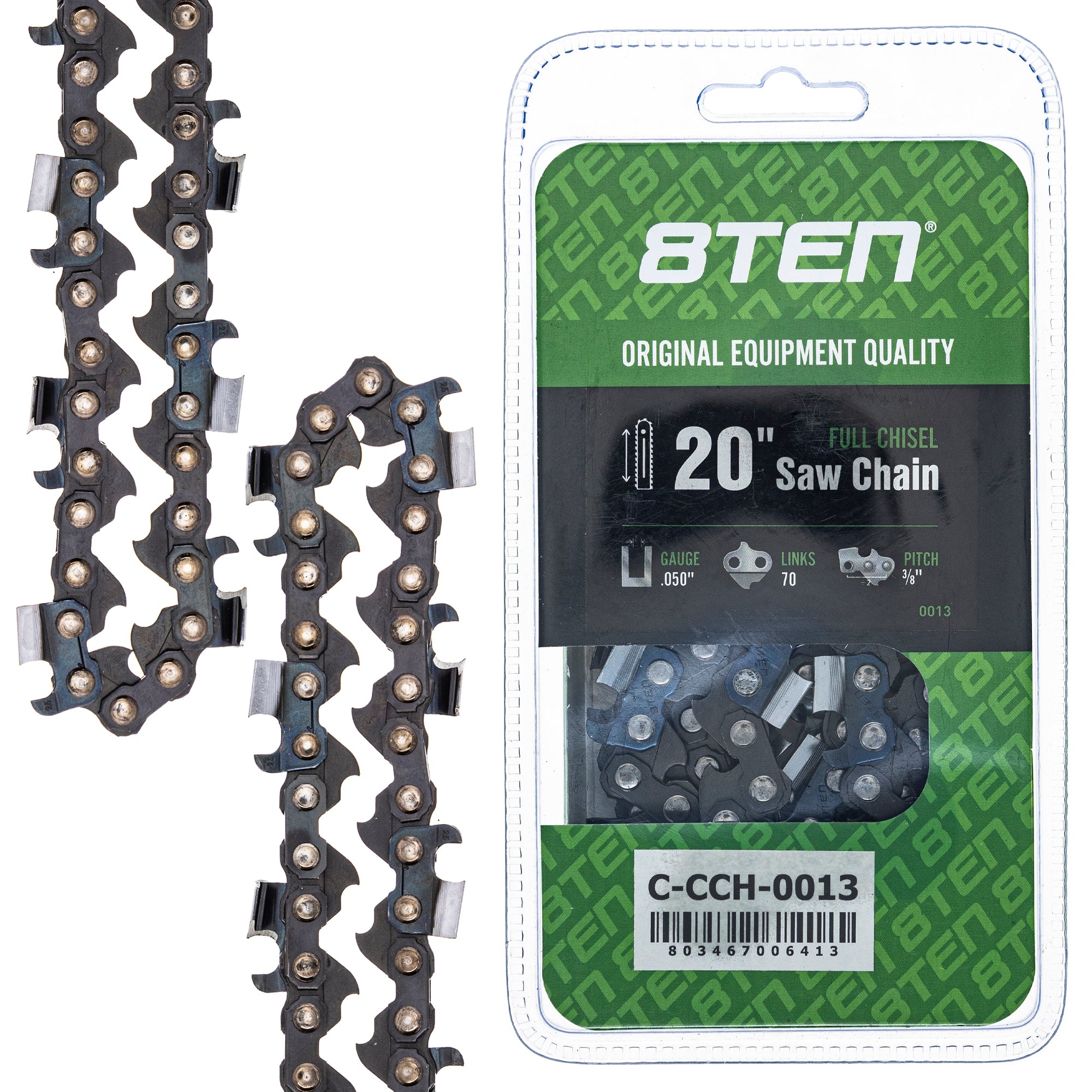 Chainsaw Chain 20 Inch .050 3/8 70DL for zOTHER Stens Oregon GB Carlton CS-800P CS-8000 8TEN 810-CCC2235H