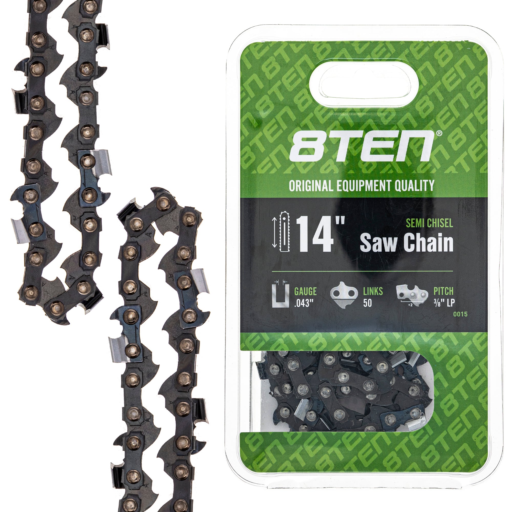 Chainsaw Chain 14 Inch .043 3/8 LP 50DL For 61PMM350E | 8TEN