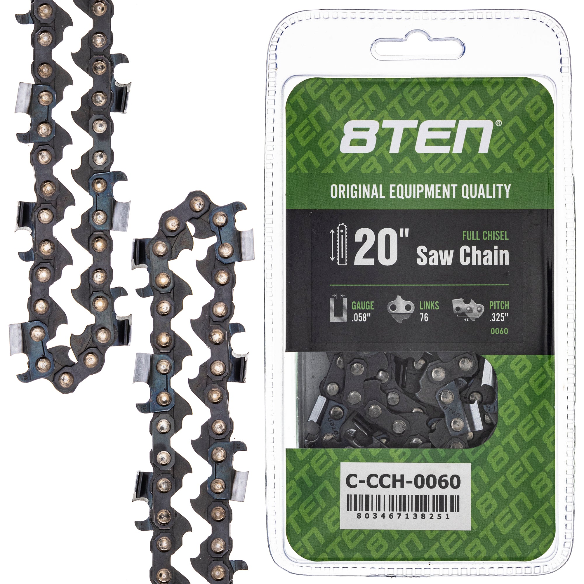 Chainsaw Chain 20 Inch .058 .325 76DL for zOTHER Max 20 8TEN 810-CCC2282H