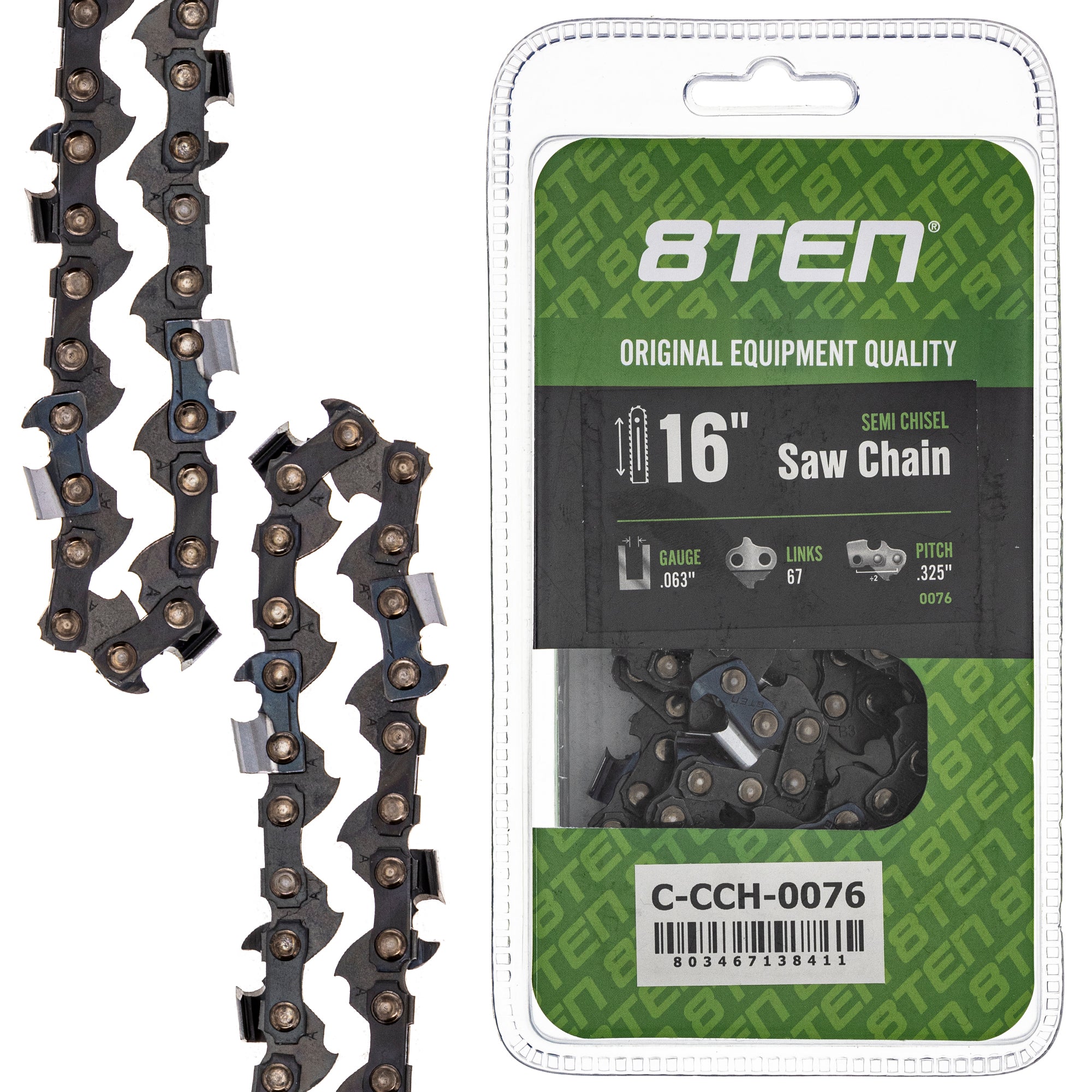 Chainsaw Chain 16 Inch .063 .325 67DL for zOTHER Oregon MS 634 30 040 8TEN 810-CCC2298H