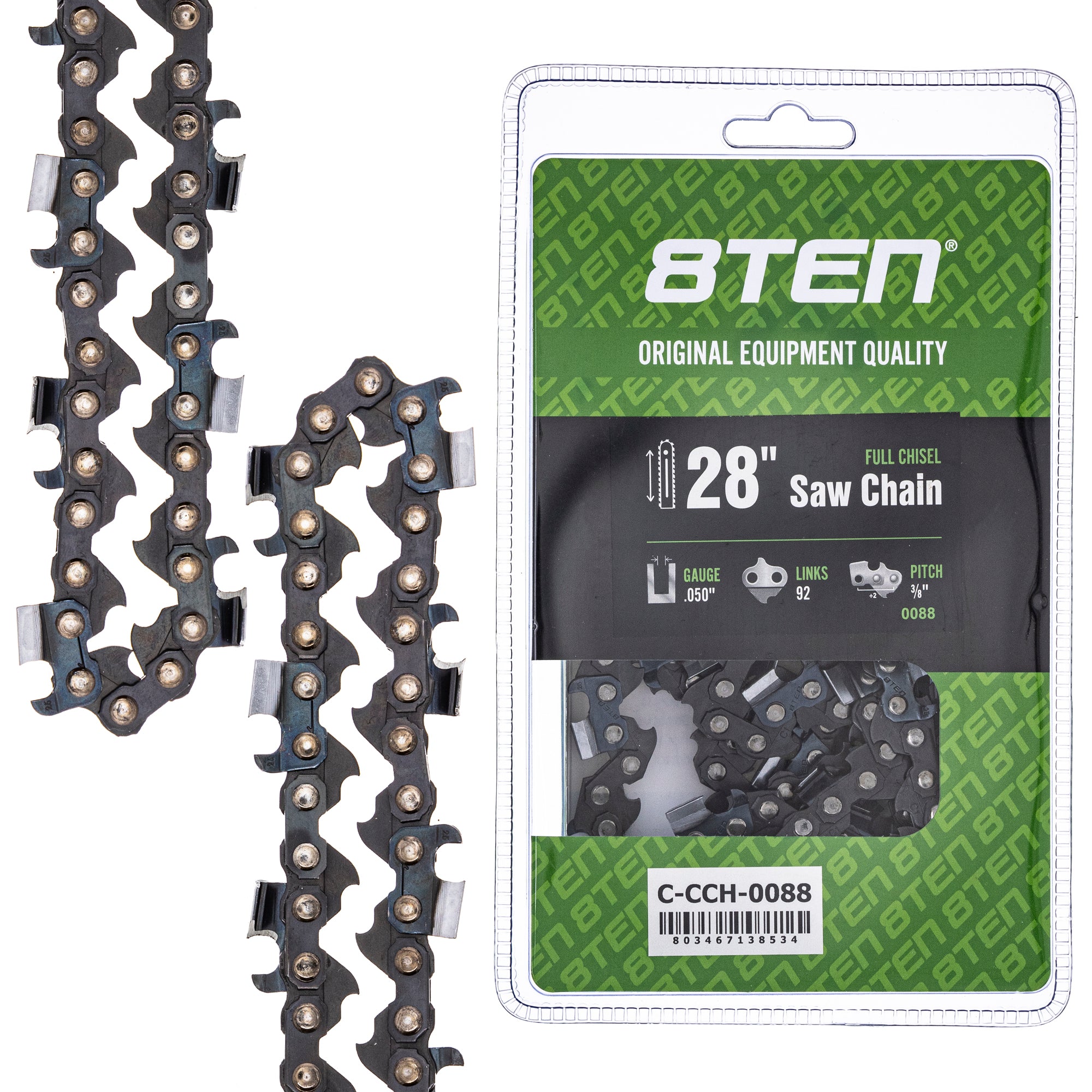 Chainsaw Chain 28 Inch .050 3/8 92DL for zOTHER 8TEN 810-CCC2200H