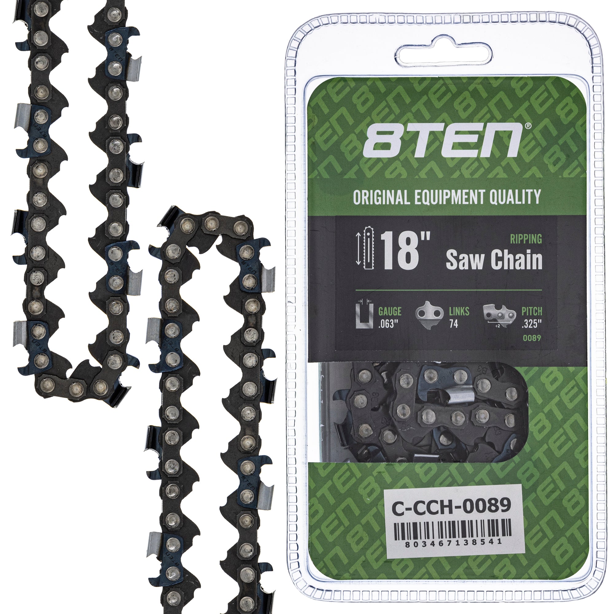 Chainsaw Chain 18 Inch .063 .325 74DL for zOTHER Stens Oregon MS 634 30 040 8TEN 810-CCC2201H