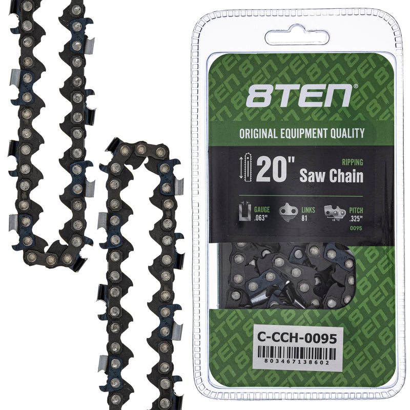 Chainsaw Chain 20 Inch .063 .325 81DL for zOTHER Stens Oregon 8TEN 810-CCC2217H