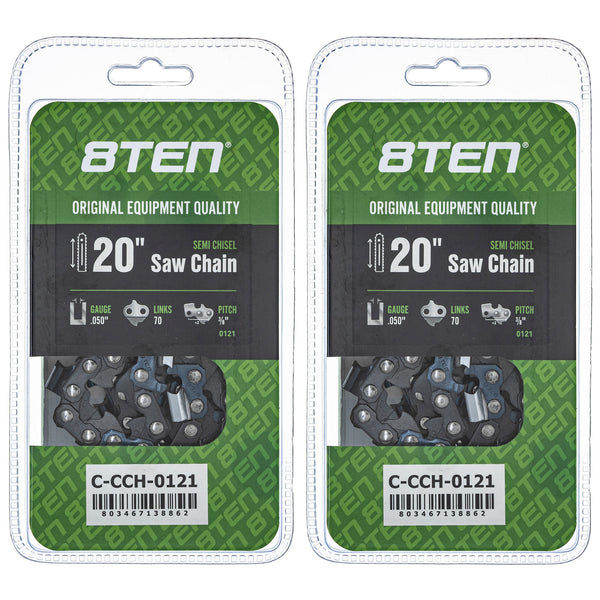 Chainsaw Chain 20 Inch .050 3/8 70DL For Echo | 8TEN