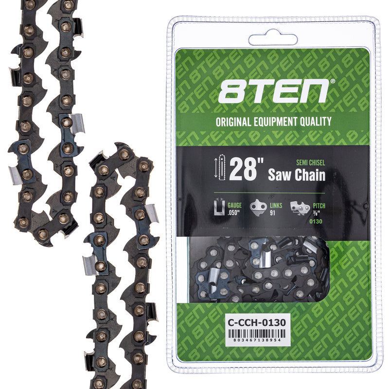 Chainsaw Chain 28 Inch .050 3/8 91DL for zOTHER Oregon 8TEN 810-CCC2352H
